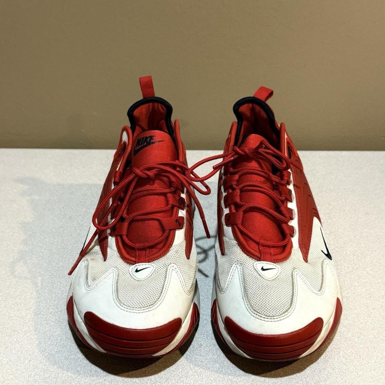 Nike Nike Zoom 2K Off White/Obsidian-University Red Shoes Size 9 Size US 9 / EU 42 - 8 Thumbnail