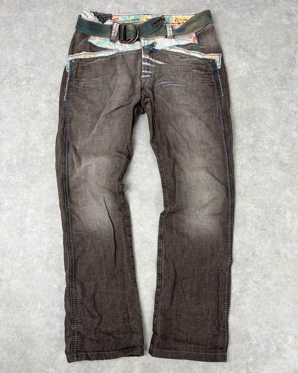 SS2006 Marithé + François Girbaud Grey Faded Relaxed Pants