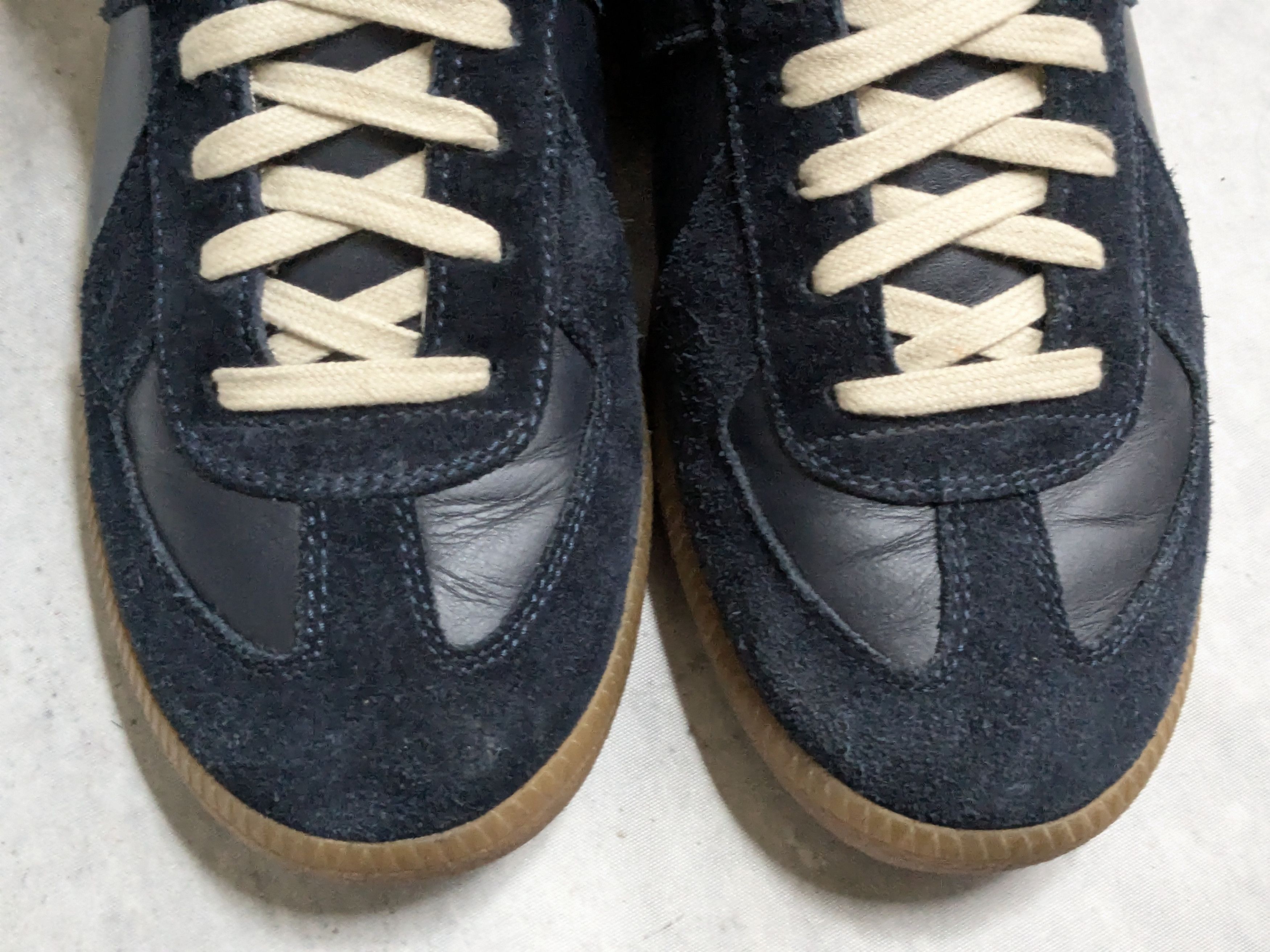Maison Margiela Maison Margiela GAT Replica Navy Blue 9 42 High Tops Size US 13 / EU 46 - 4 Thumbnail