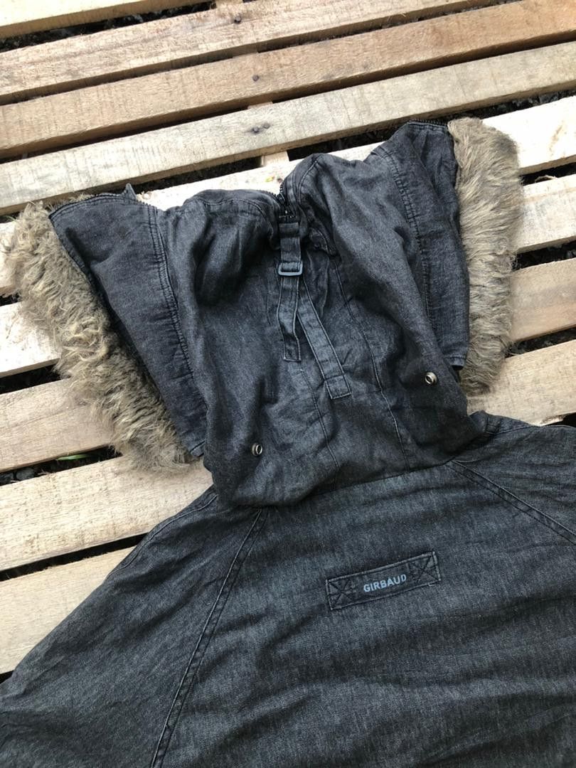 Marithe + Francois Girbaud Vintage Marithe Francois Girbaud Denim Parka Faux Fur Hood Size US L / EU 52-54 / 3 - 5 Thumbnail
