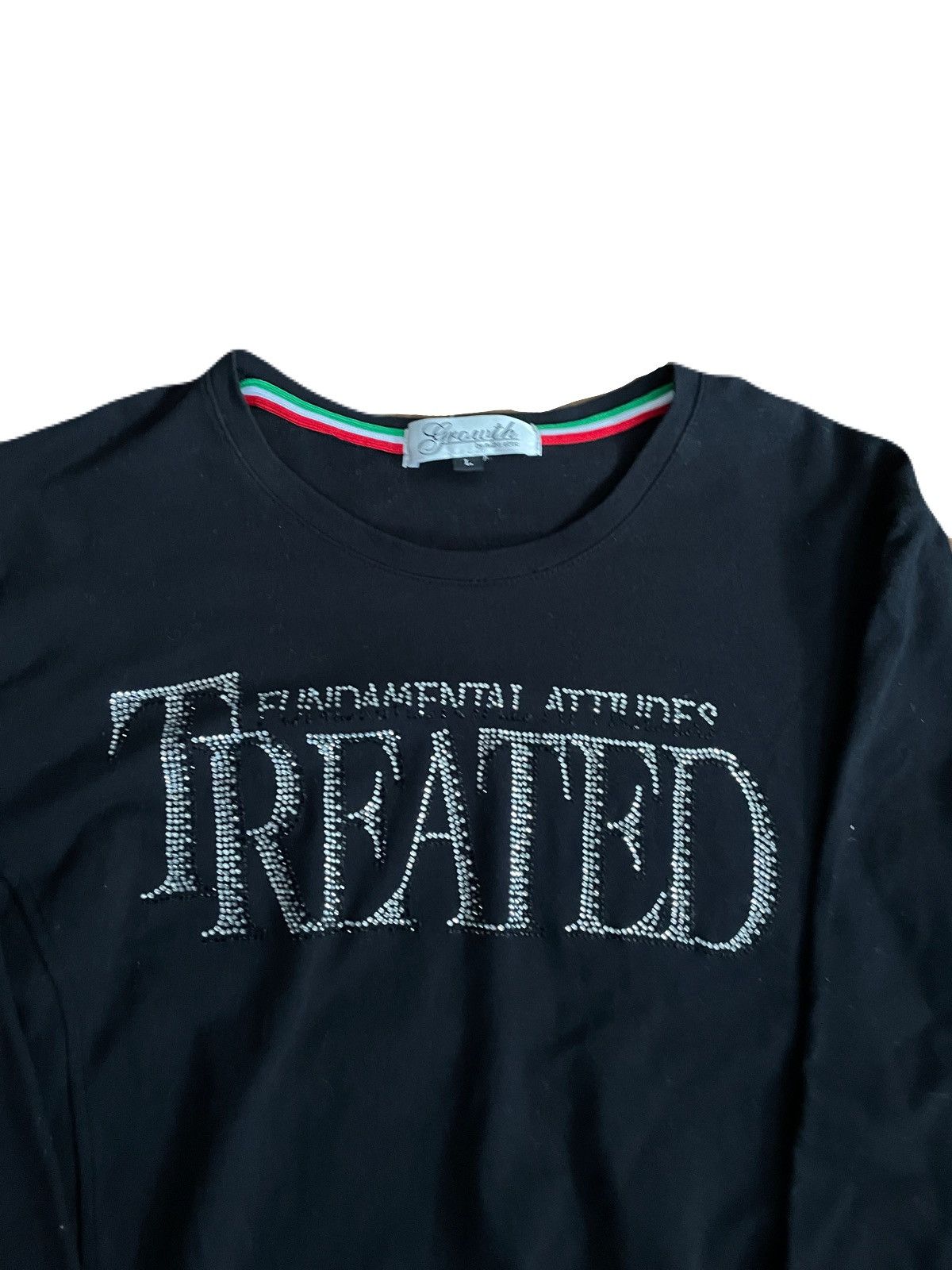 If Six Was Nine 2000s Japanese archive Vkei Rhinestone Poem Long Sleeve Tee Size US S / EU 44-46 / 1 - 5 Thumbnail