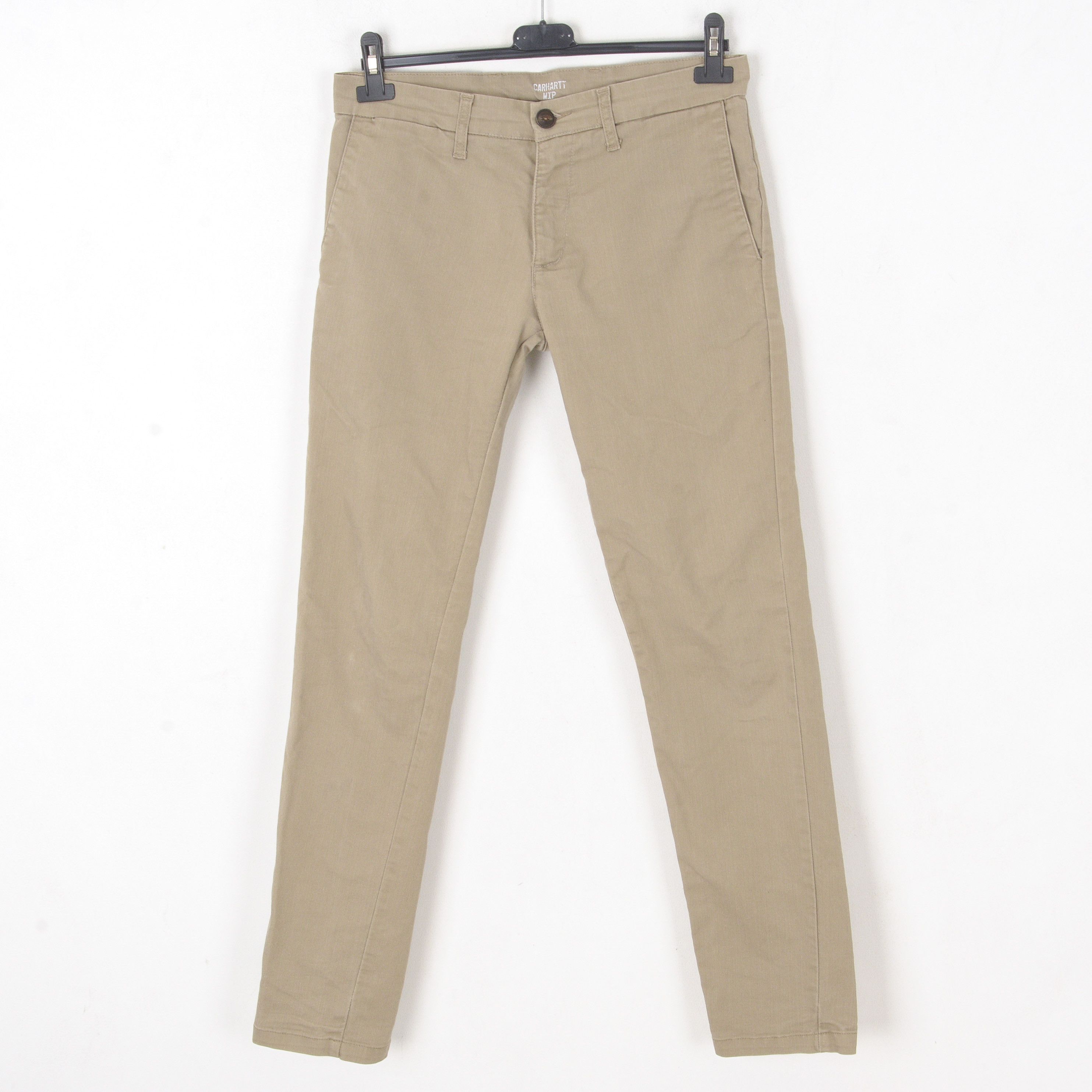 Carhartt Sid Pant Men W30 L32 Slim Tapered Fit Trousers Stretch Beige Size US 30 / EU 46 - 1 Thumbnail