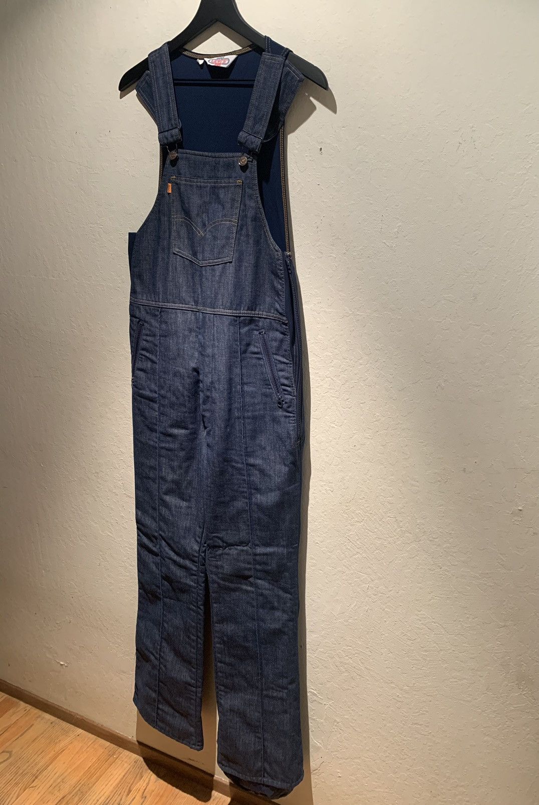 Levi's × Vintage *RARE* Vintage 70’s Levi’s Orange Tab Ski Snow Bib Overalls Size US 34 / EU 50 - 1 Thumbnail