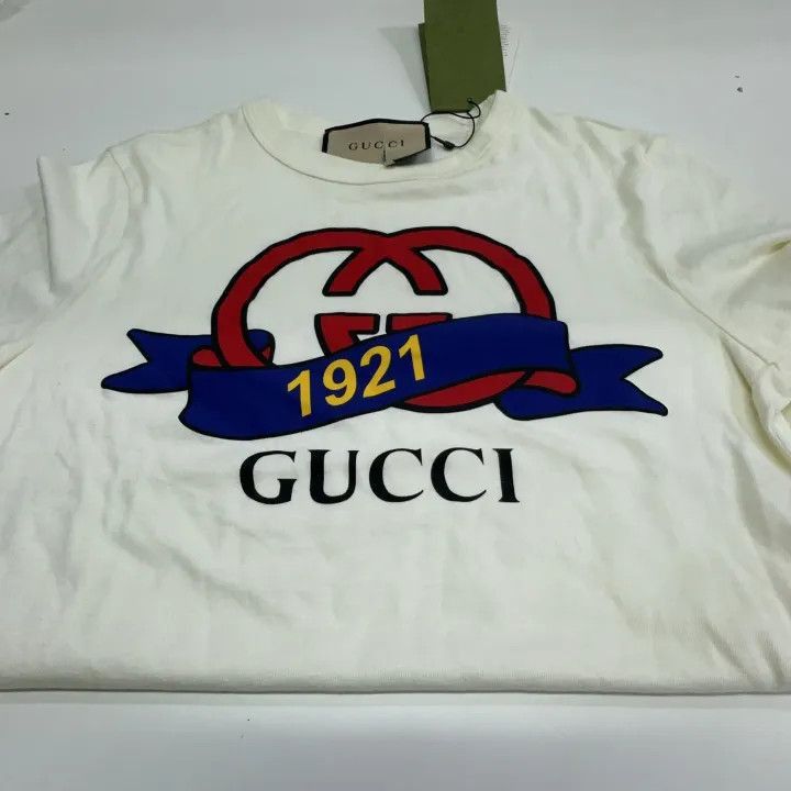 Gucci Gucci SS23 1921 Logo Print Short Sleeve T-Shirt-2507 Size XS / US 0-2 / IT 36-38 - 5 Thumbnail