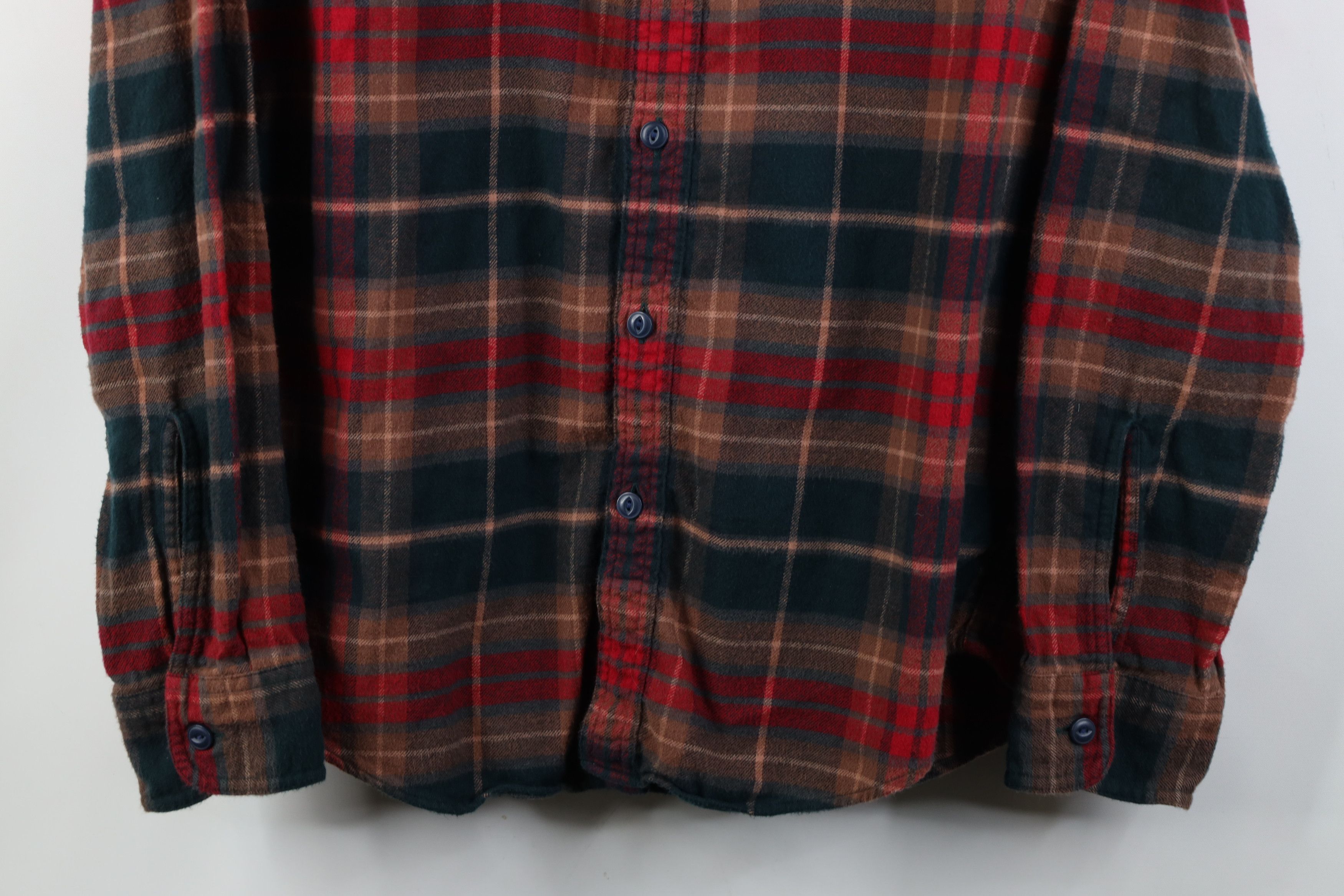 J.Crew Vintage Y2K J Crew Flannel Collared Button Shirt Plaid Size US M / EU 48-50 / 2 - 3 Thumbnail