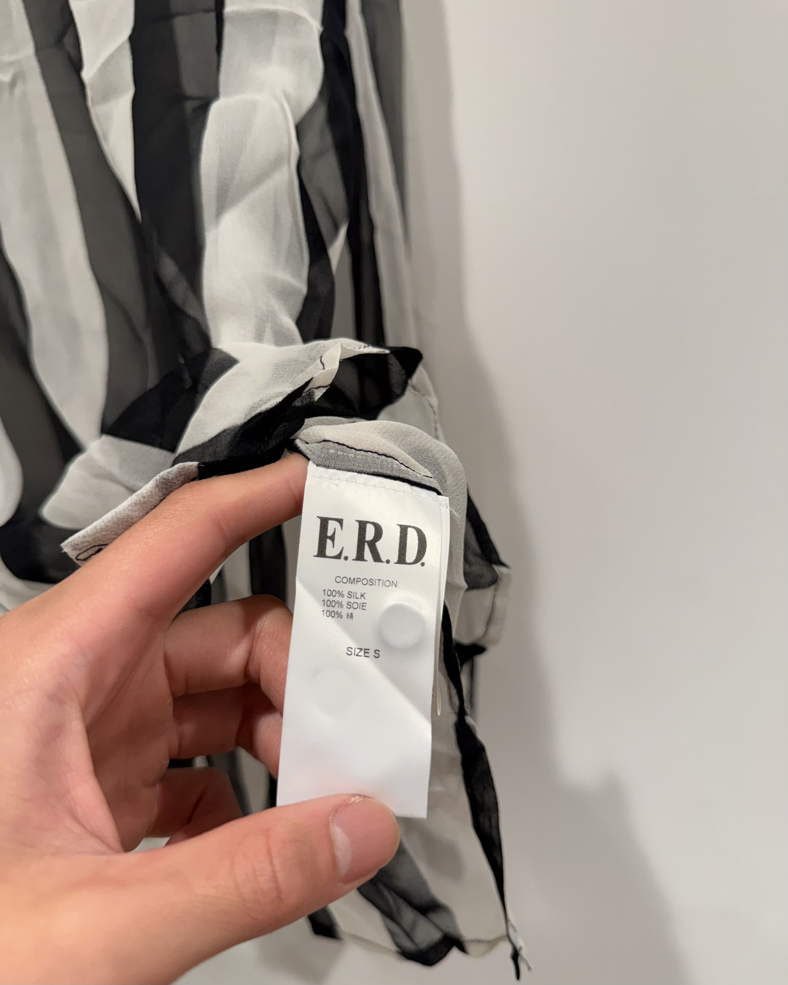 Enfants Riches Deprimes Enfants Riches Deprimes Silk Striped Shirt Size US S / EU 44-46 / 1 - 3 Thumbnail
