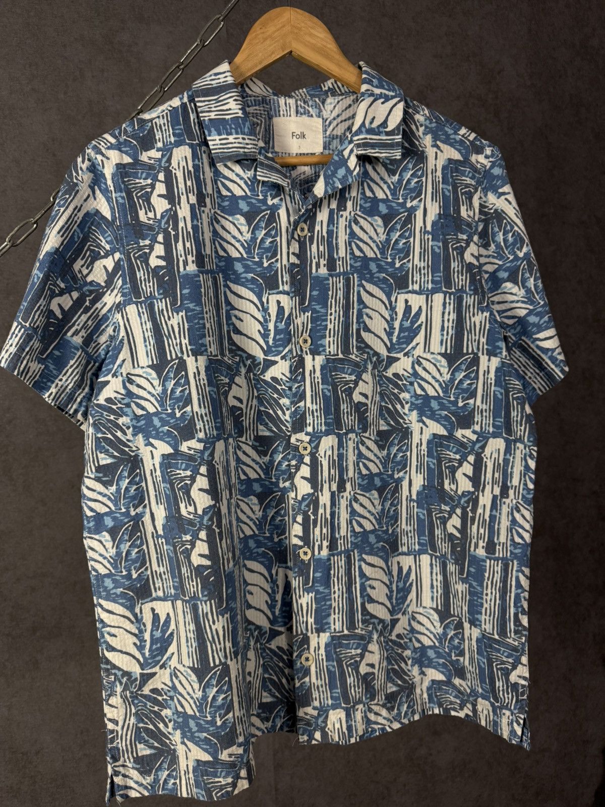 Folk Folk art crazy designer hawaiian shirt Size US M / EU 48-50 / 2 - 3 Thumbnail