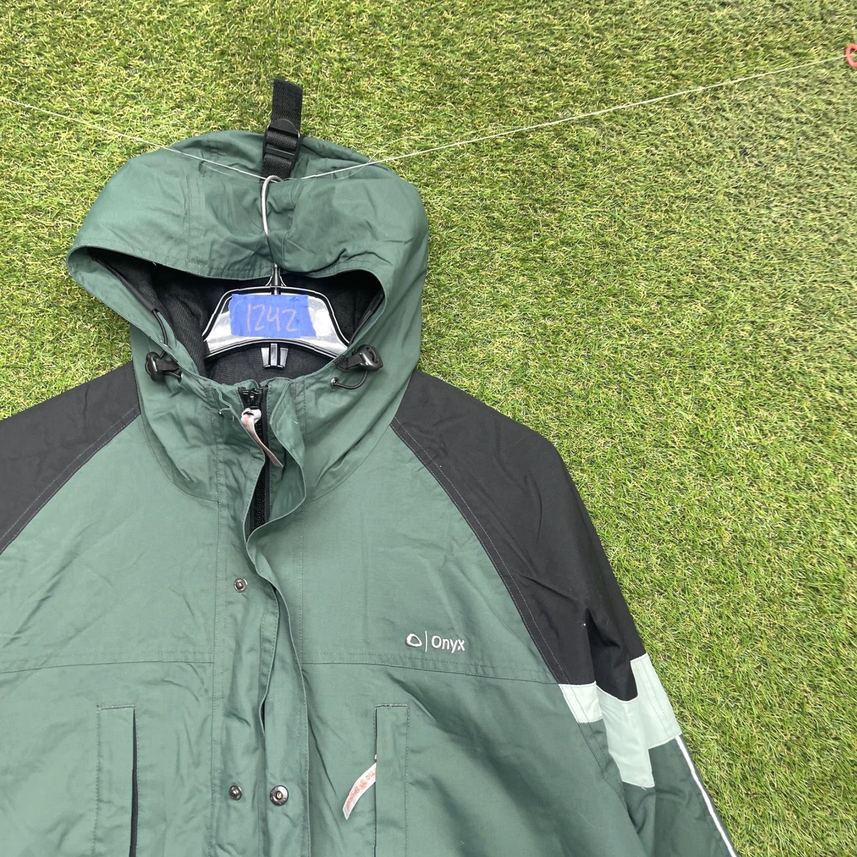 Vintage Onyx Arctic Shield Coat Parka Medium Green Hooded Insulated Nylon Polyester Outdoor Hunting Ski Mens Size US M / EU 48-50 / 2 - 2 Thumbnail