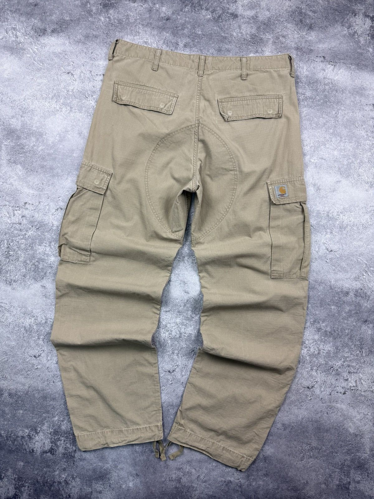 Carhartt Vintage Carhartt Cargo Pants Beige Work Regular Baggy Y2K Size US 34 / EU 50 - 4 Thumbnail
