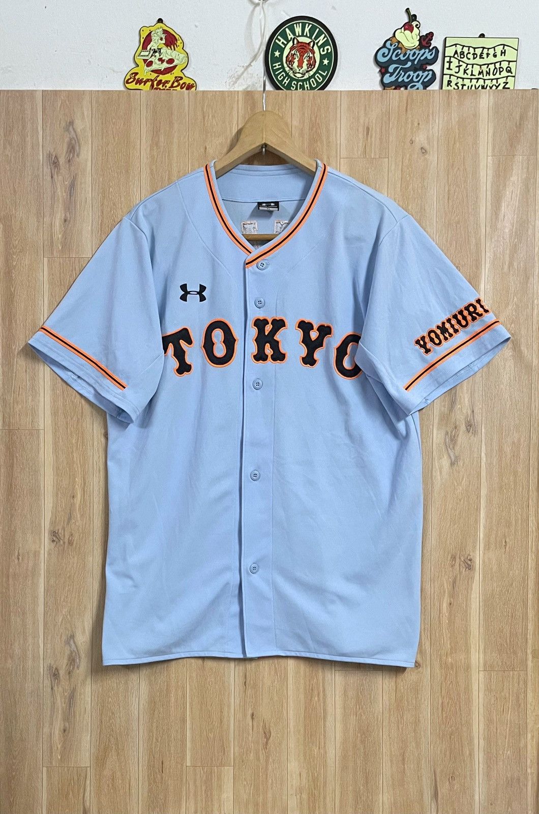 Sports Specialties × Under Armour Rare Tokyo Yomuri Giants Baseball Jersey L J League Size US L / EU 52-54 / 3 - 1 Thumbnail