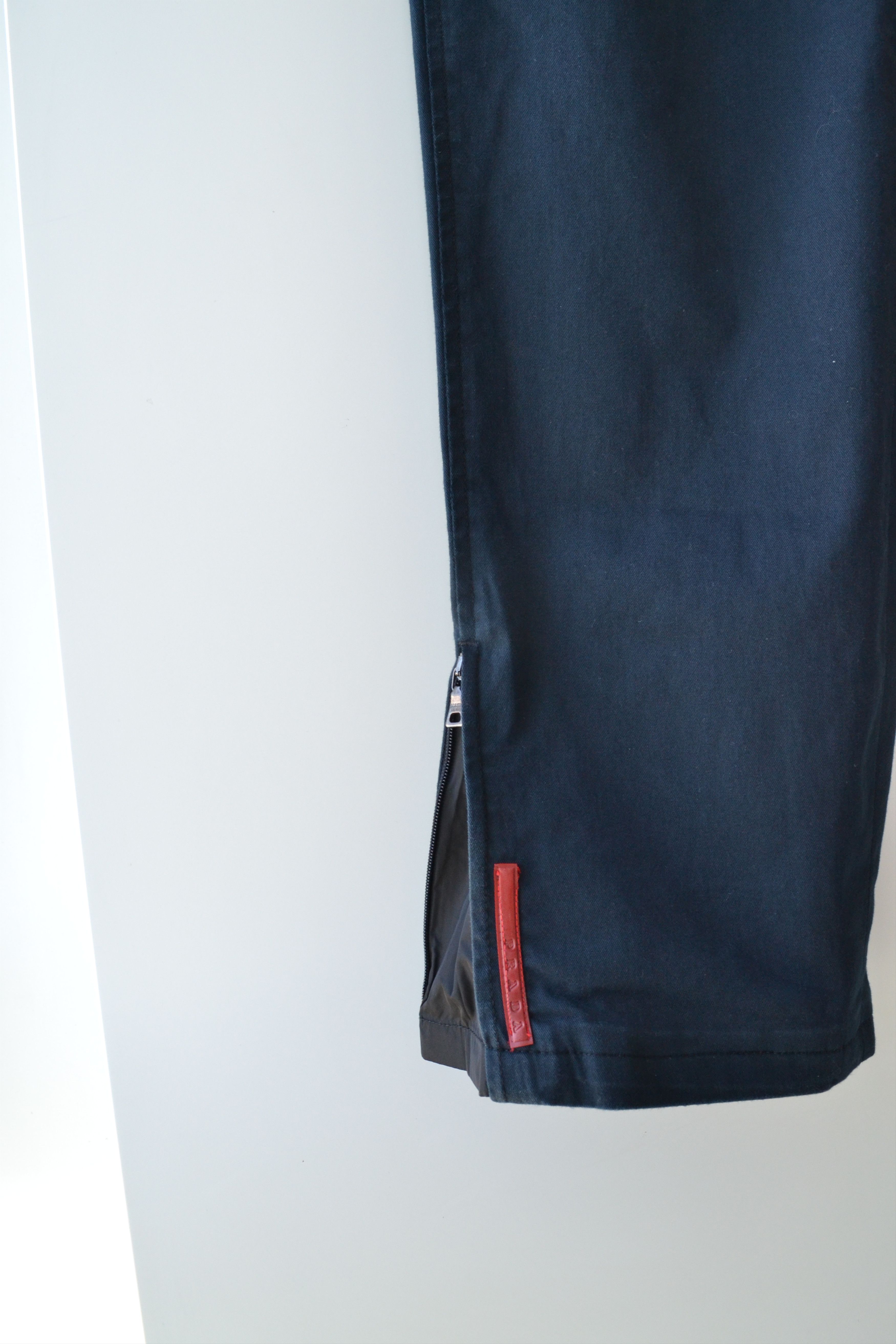 Prada 🔴 PRADA Pants Trousers Navy Blue Cotton Red Tab Pockets Size US 36 / EU 52 - 5 Thumbnail