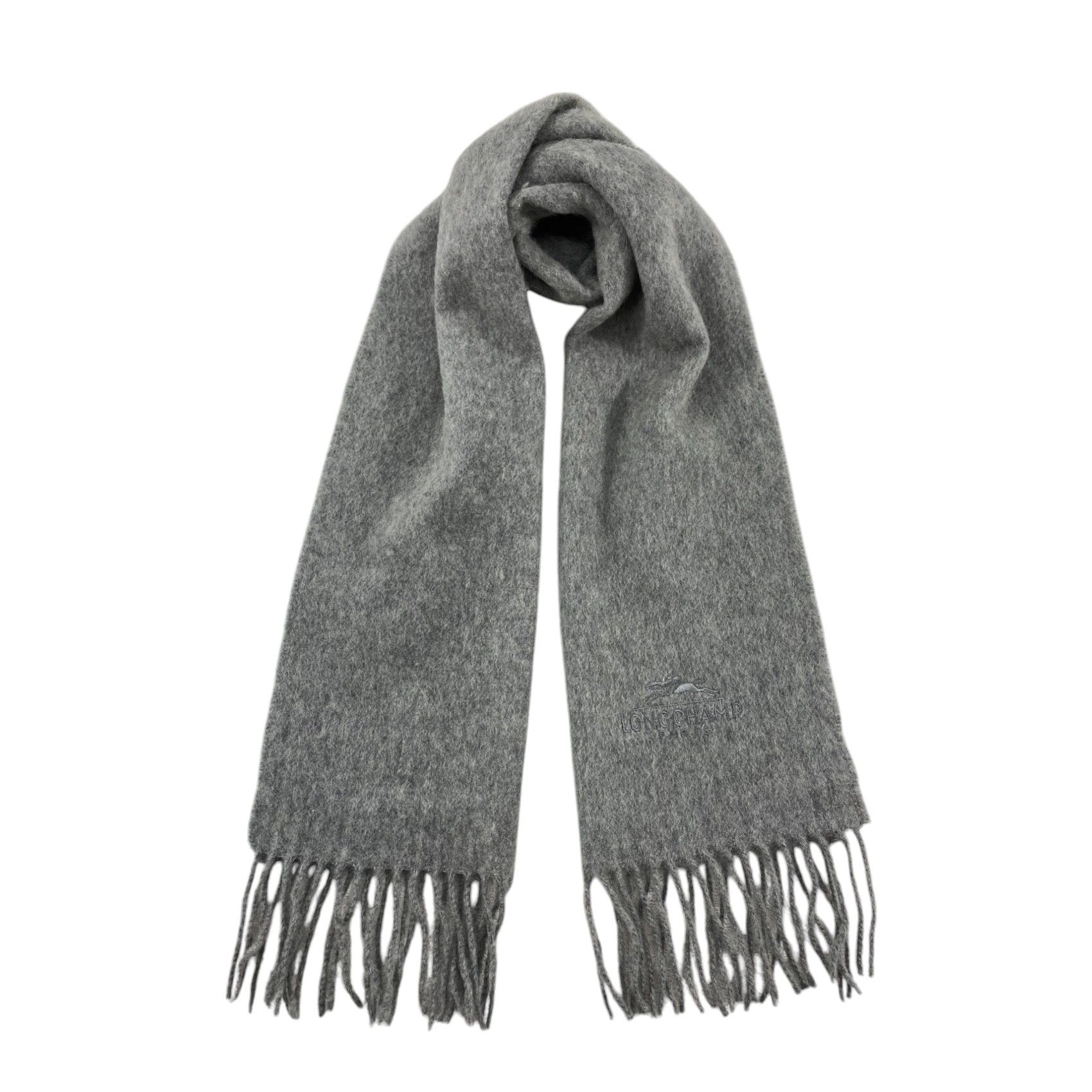 Longchamp × Vintage Longchamp Scarf / Muffler / Neckwear - WW1671 Size ONE SIZE - 1 Thumbnail