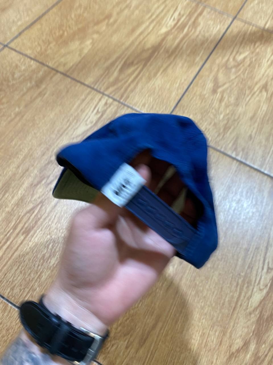 Nike Blue Hats Vintage Nike Cap Y2K big logo streetwear Size ONE SIZE - 9 Thumbnail