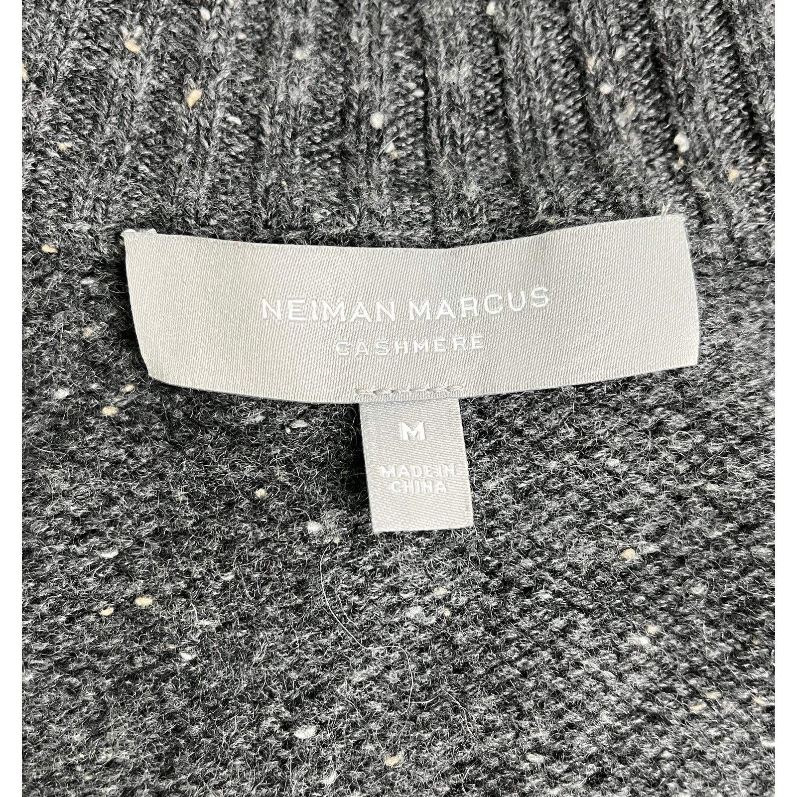 Neiman Marcus 1-78 NEIMAN MARCUS Men's Sweater Speckled 100% Cashmere M Size US M / EU 48-50 / 2 - 10 Thumbnail