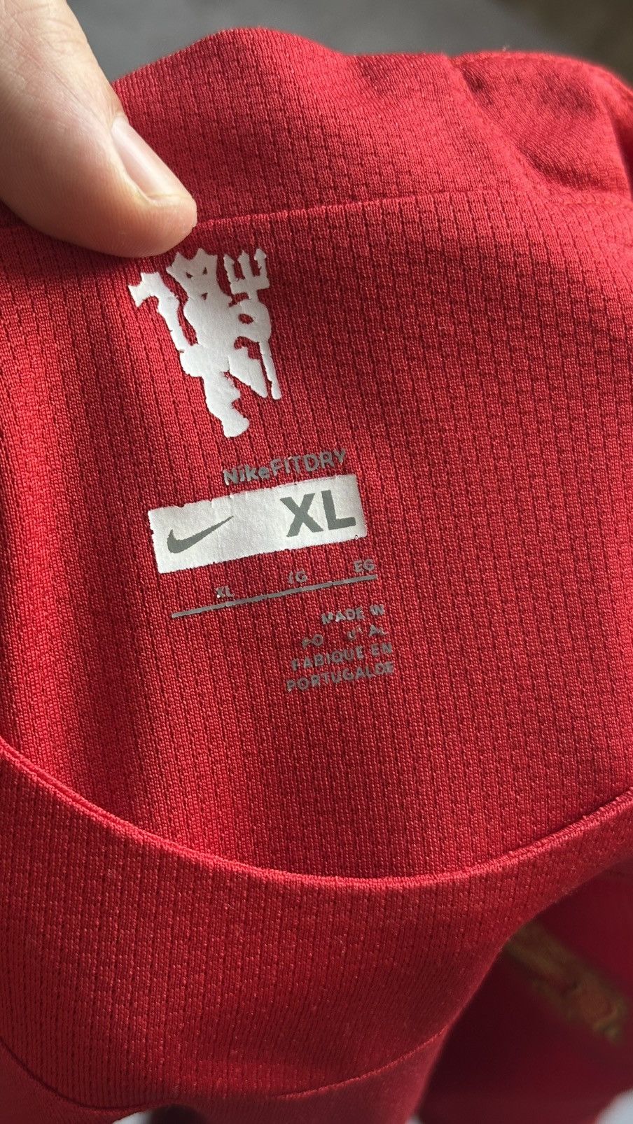 Nike 2007/08 Nike Manchester United Ronaldo Vintage Soccer Jersey Size US XL / EU 56 / 4 - 24 Thumbnail