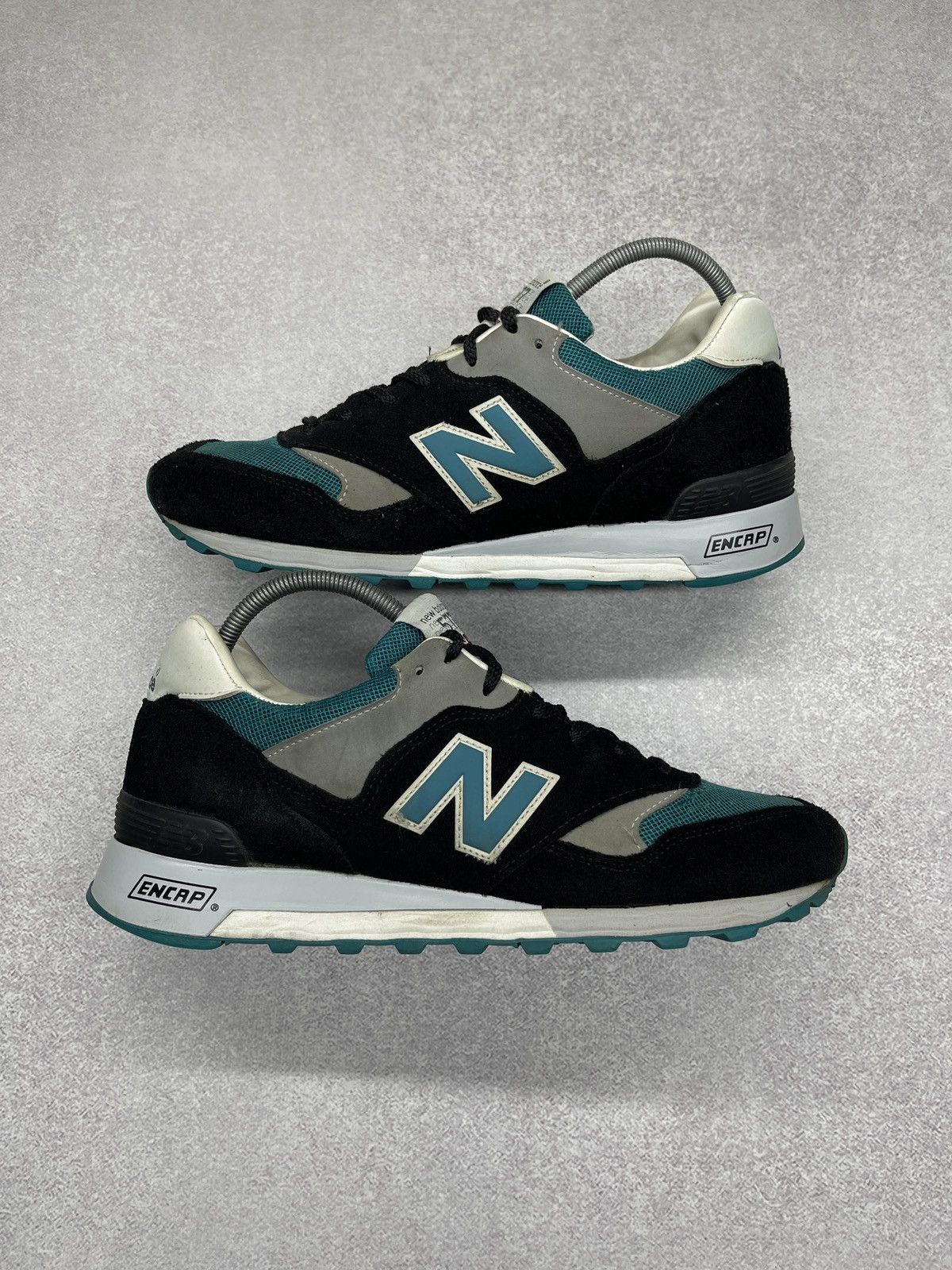 New Balance Mens New Balance 577 England Sneakers With Box Black/Blue Size US 9 / EU 42 - 3 Thumbnail