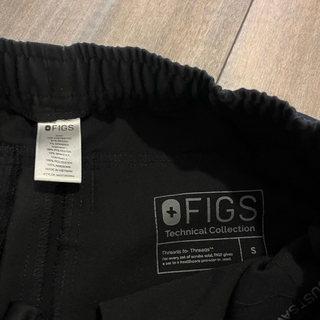 Ordinary Fits Figs Black Athletic Scrub Jogger Pants Men Small Bin F-19 Size US 32 / EU 48 - 4 Thumbnail