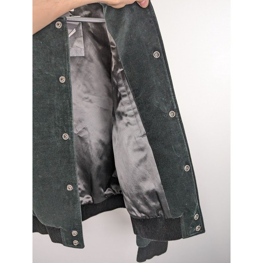 Saint Laurent Paris o1rshd1 Teddy College Cotton Jacket in Green Emerald Size US L / EU 52-54 / 3 - 12 Thumbnail
