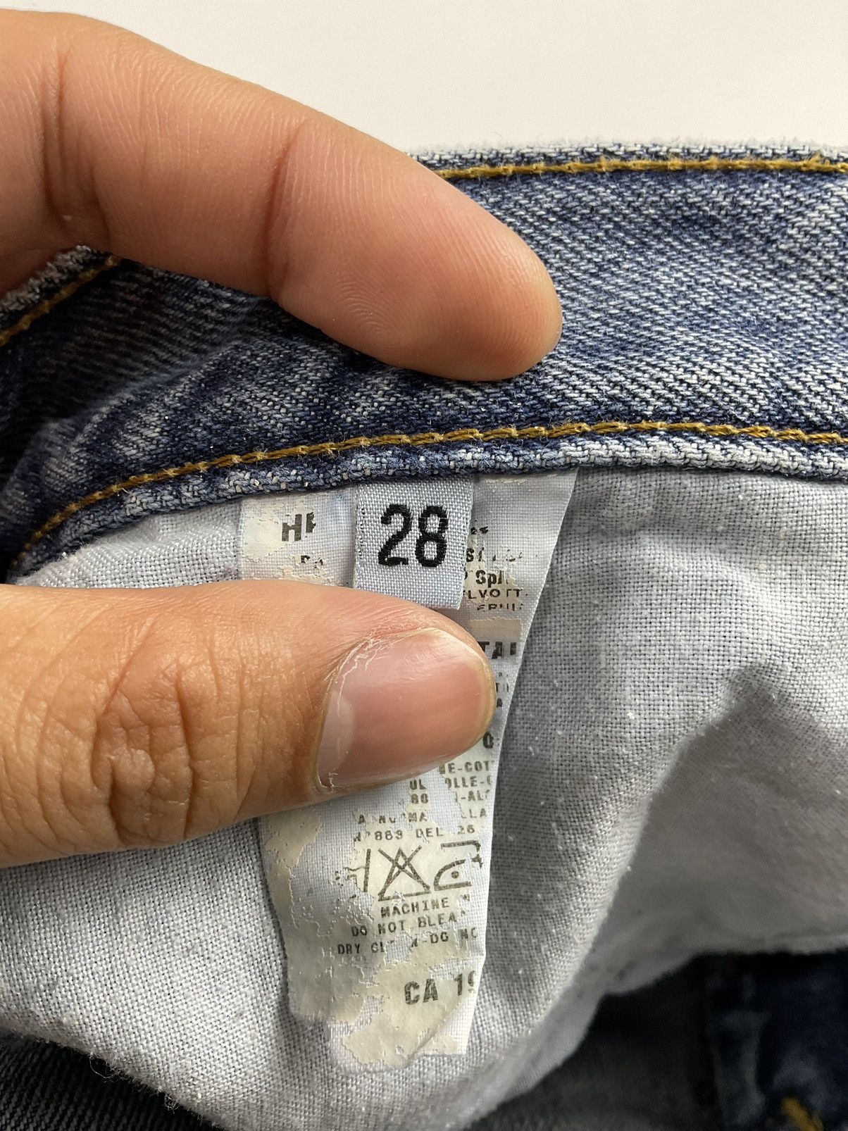 Helmut Lang Helmut Lang 1999 Vintage Standard Denim Size US 28 / EU 44 - 8 Thumbnail