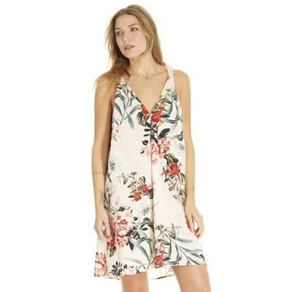 Other Maison Du Soir Night Dress M Emmie Floral Twist Strap Luxury Size ONE SIZE - 1 Thumbnail