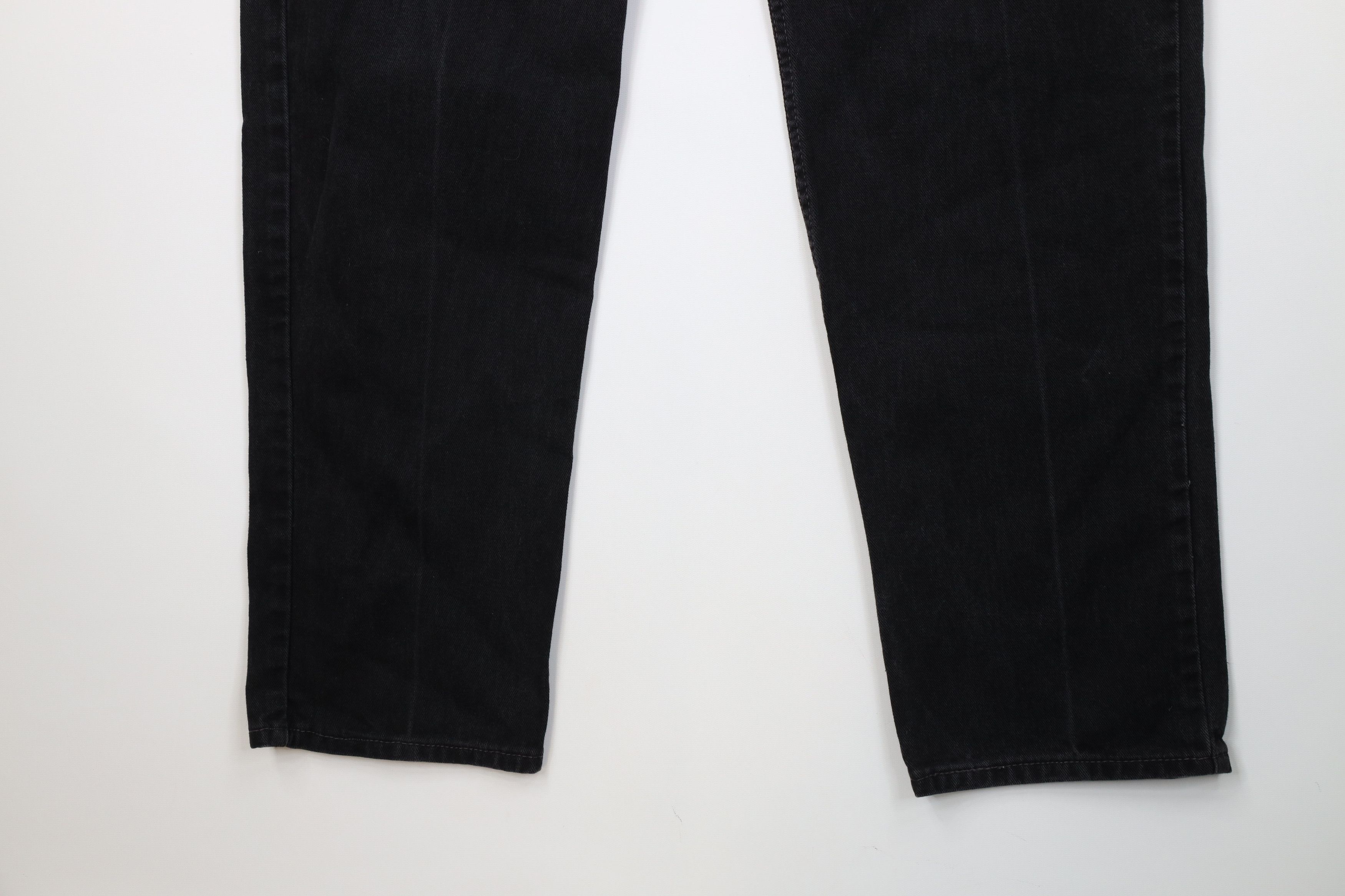 Levi's Vintage Y2K Levis 550 Relaxed Fit Denim Jeans Black Cotton Size US 38 / EU 54 - 4 Thumbnail