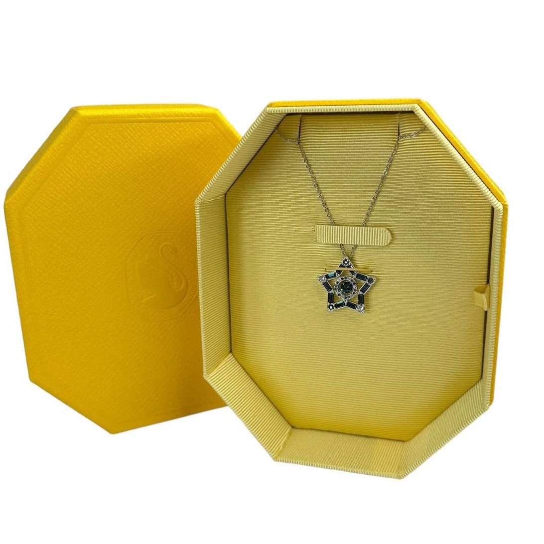 Swarovski Swarovski Stella pendant Mixed cuts, Star Long Blue Necklace Size ONE SIZE - 1 Thumbnail