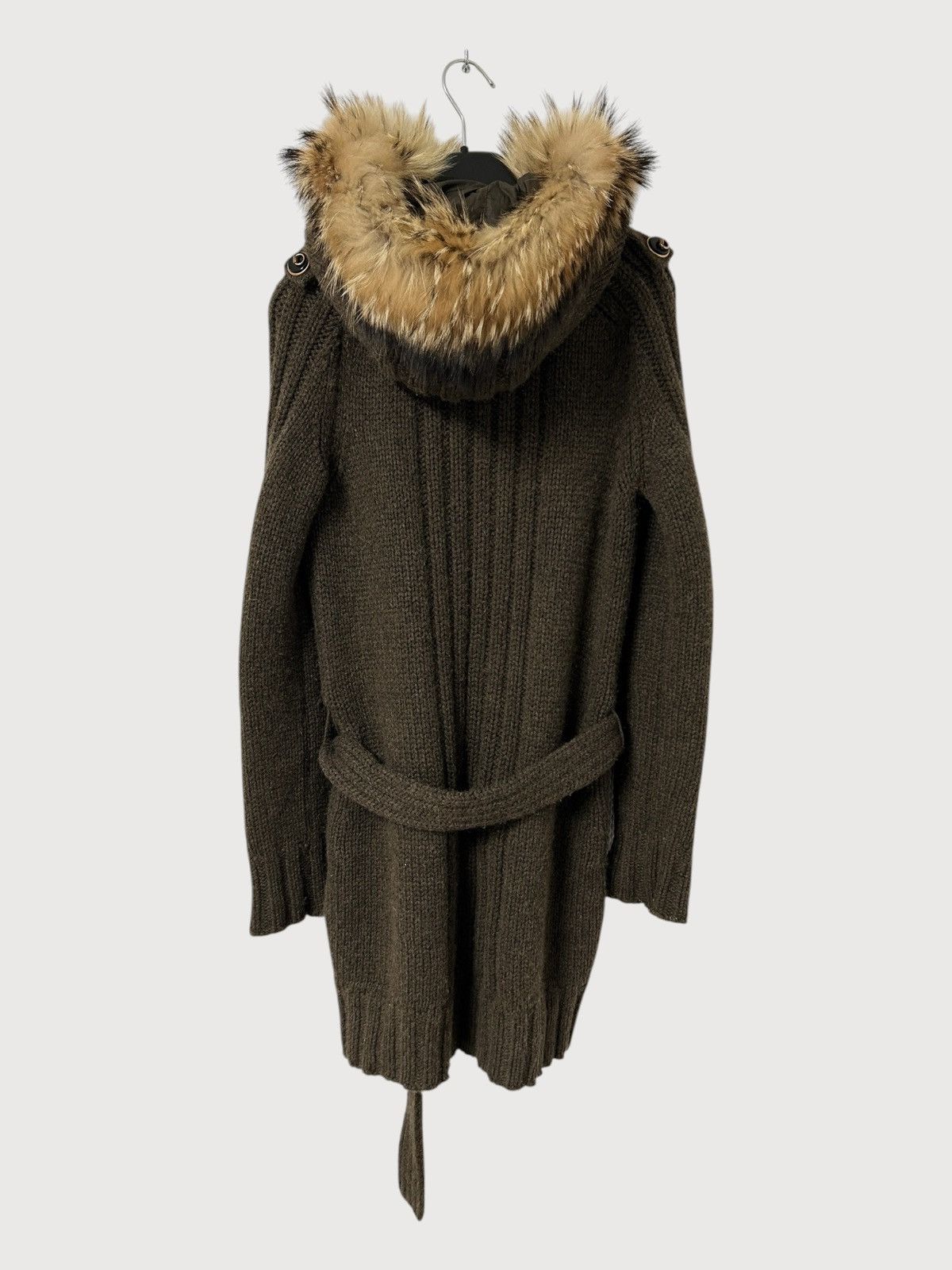 Gucci FW2007 Raccoon Fur Camel Knit Parka Size US S / EU 44-46 / 1 - 2 Thumbnail