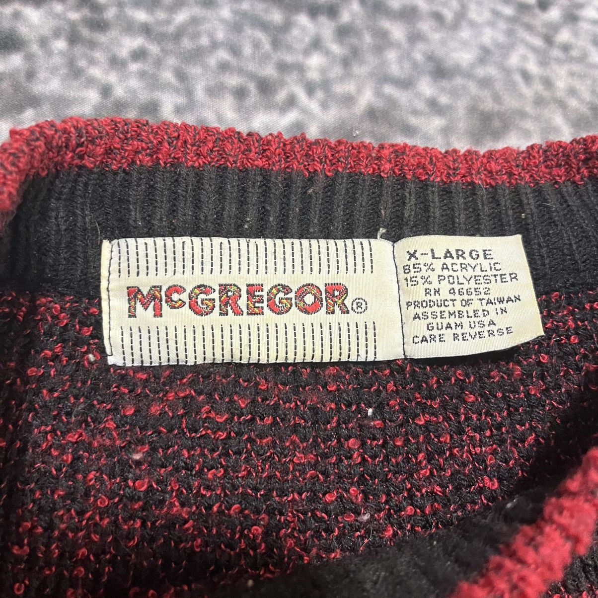 McGregor Vintage 90s McGregor Geometric Pattern Grandpa Sweater XL Size US XL / EU 56 / 4 - 4 Thumbnail