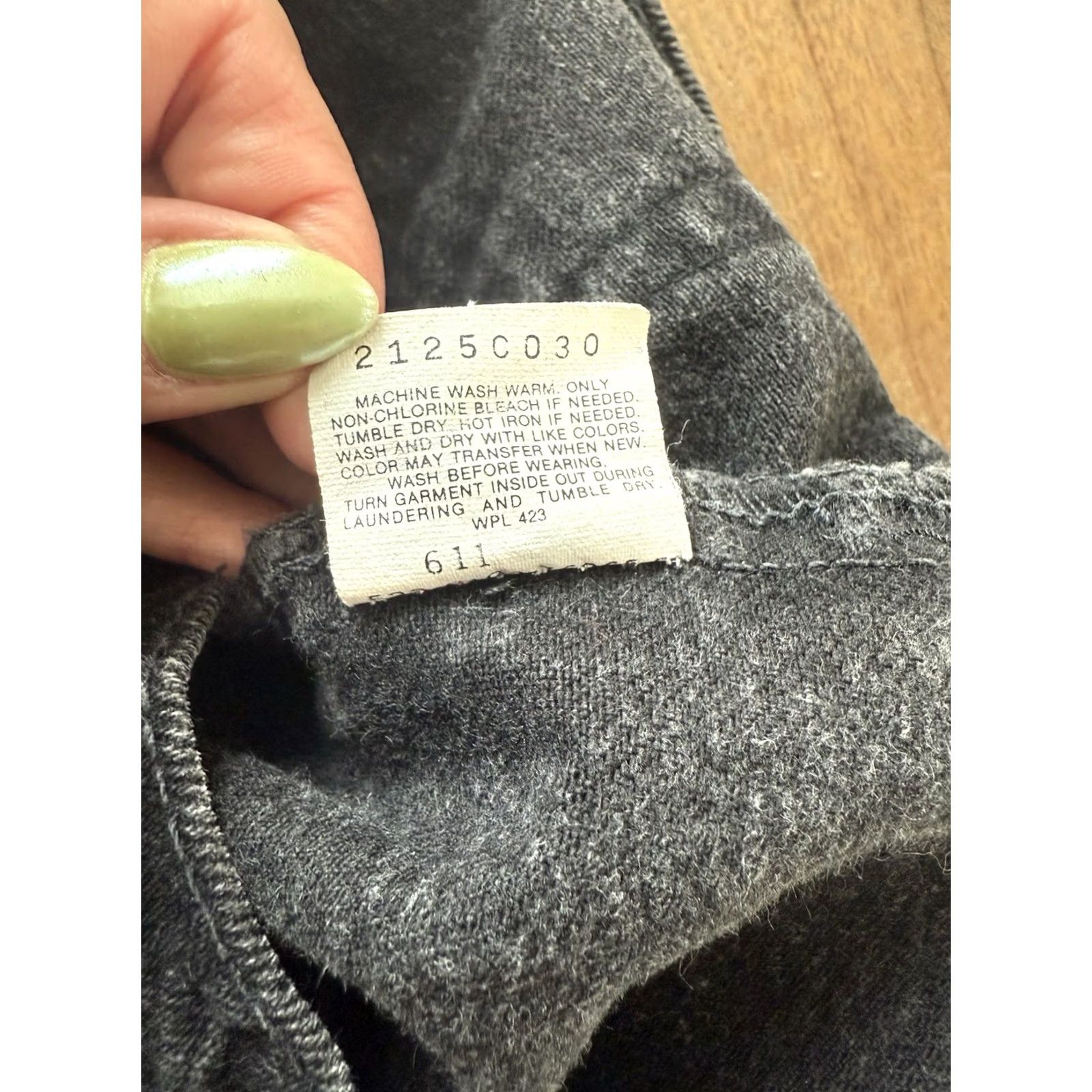 Levi's VTG Levi's 550 Jeans 31x34 Black Relaxed Fit Tapered 90s Mens Womens 29x33 Denim Cotton Button Zip 5-Pocket Logo USA Size 24" / US 00 / IT 34 - 5 Thumbnail
