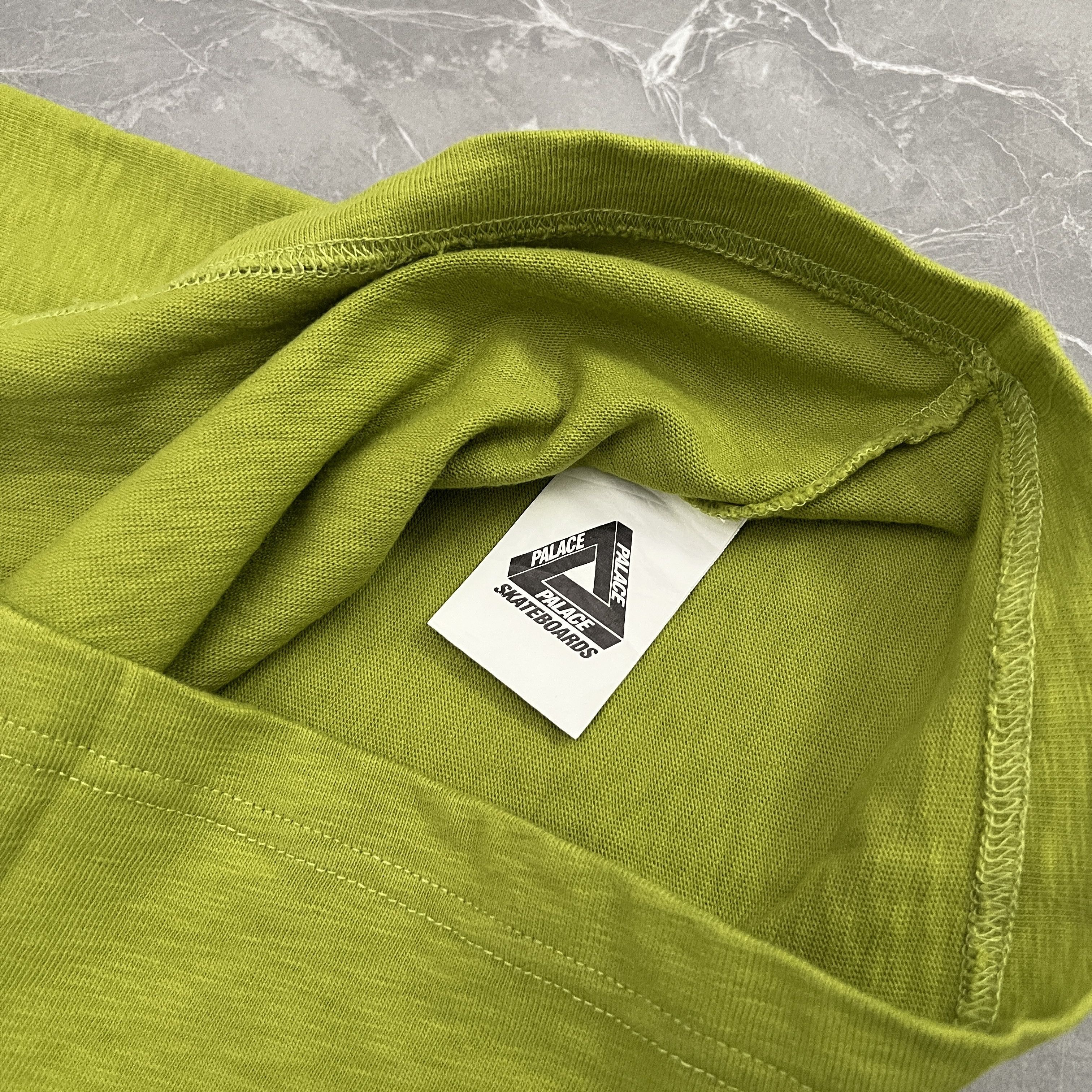 Palace Palace P-Sub Pocket Green Tee Diagonal Logo SS21 Size US S / EU 44-46 / 1 - 5 Thumbnail
