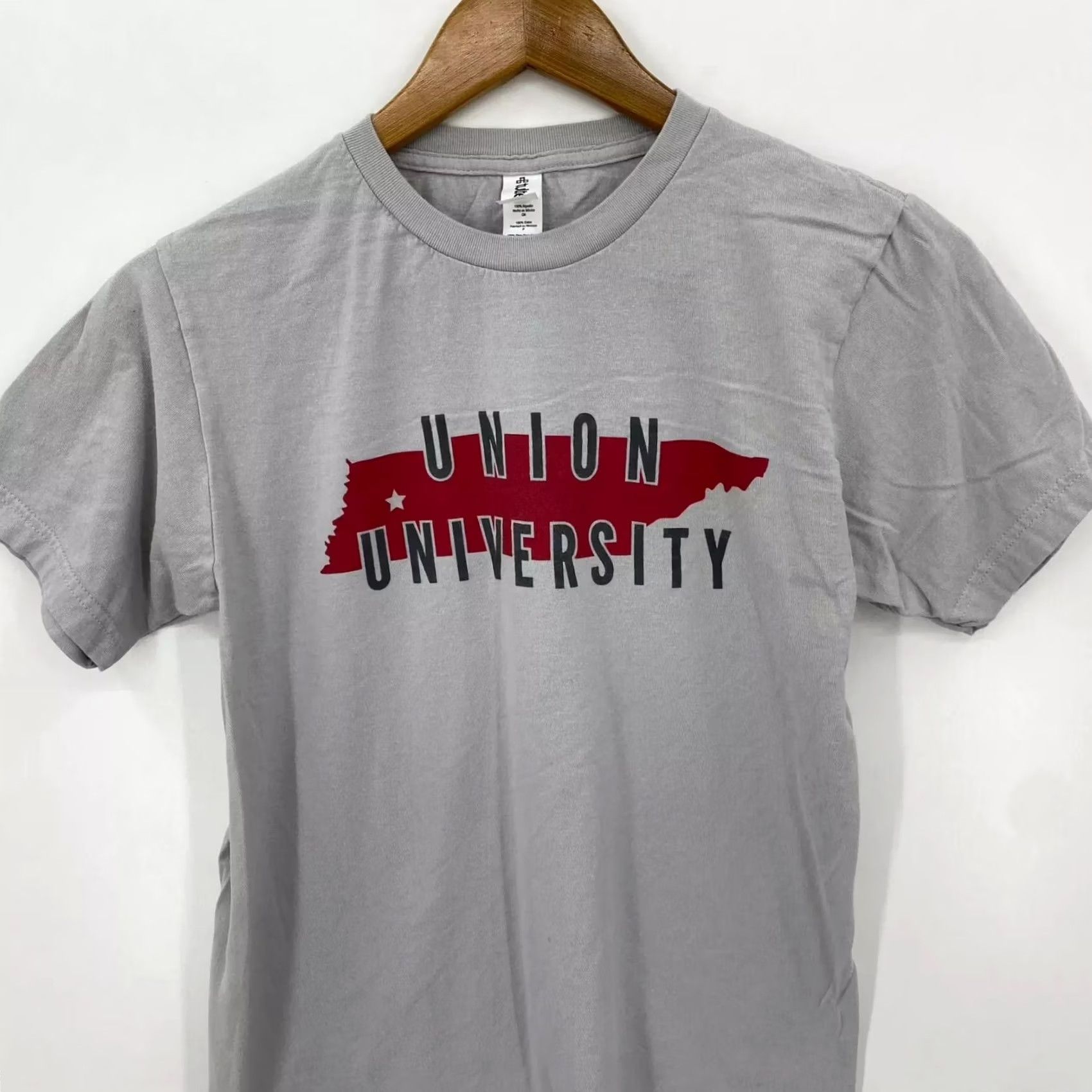 Tultex Union University T-Shirt Adult S Gray Tultex Shirt Mens University Short Sleeve Crew Neck Size US S / EU 44-46 / 1 - 2 Thumbnail