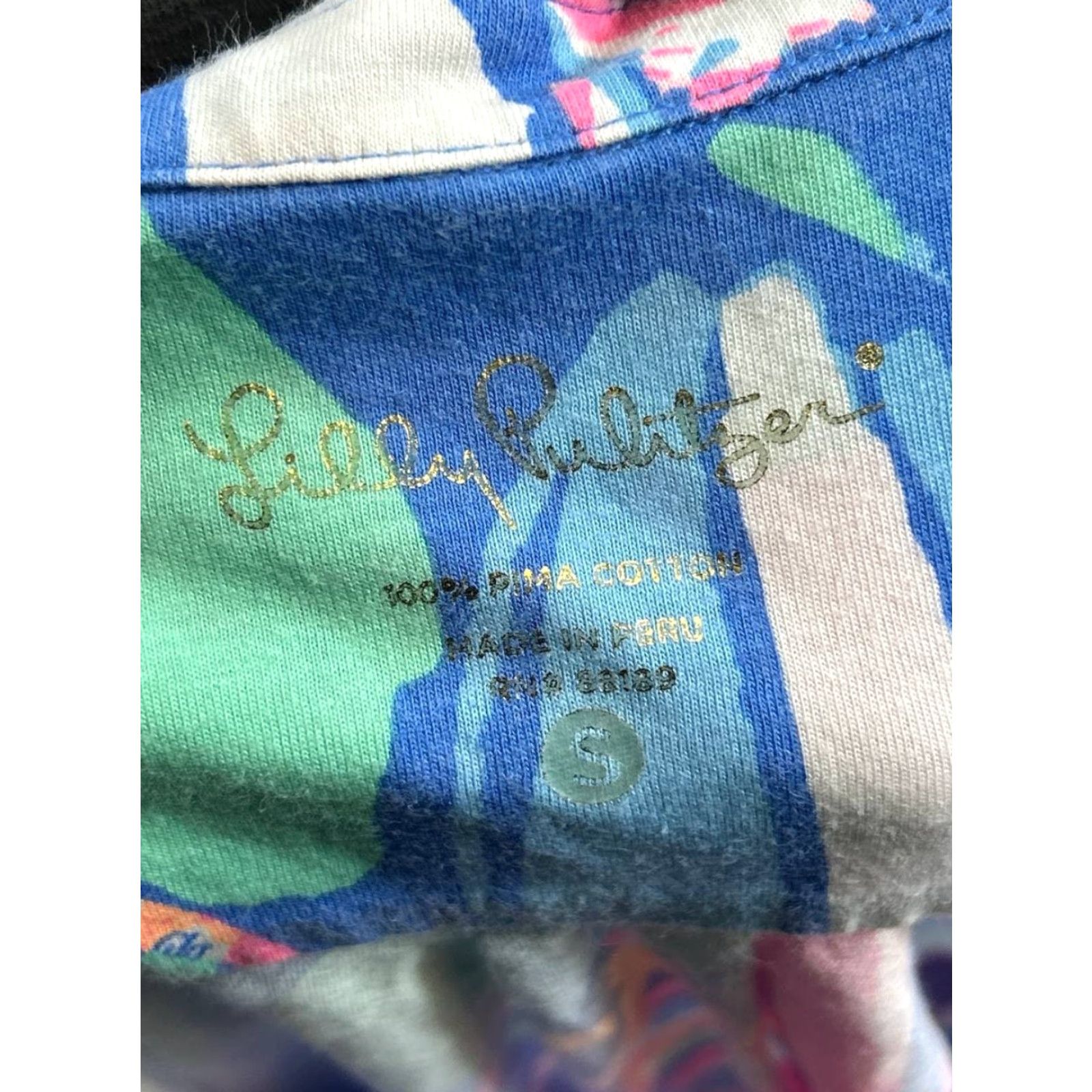Lilly Pulitzer Lilly Pulitzer Shirt Dress Womens Small Blue Pink Green Cotton Size S / US 4 / IT 40 - 3 Thumbnail