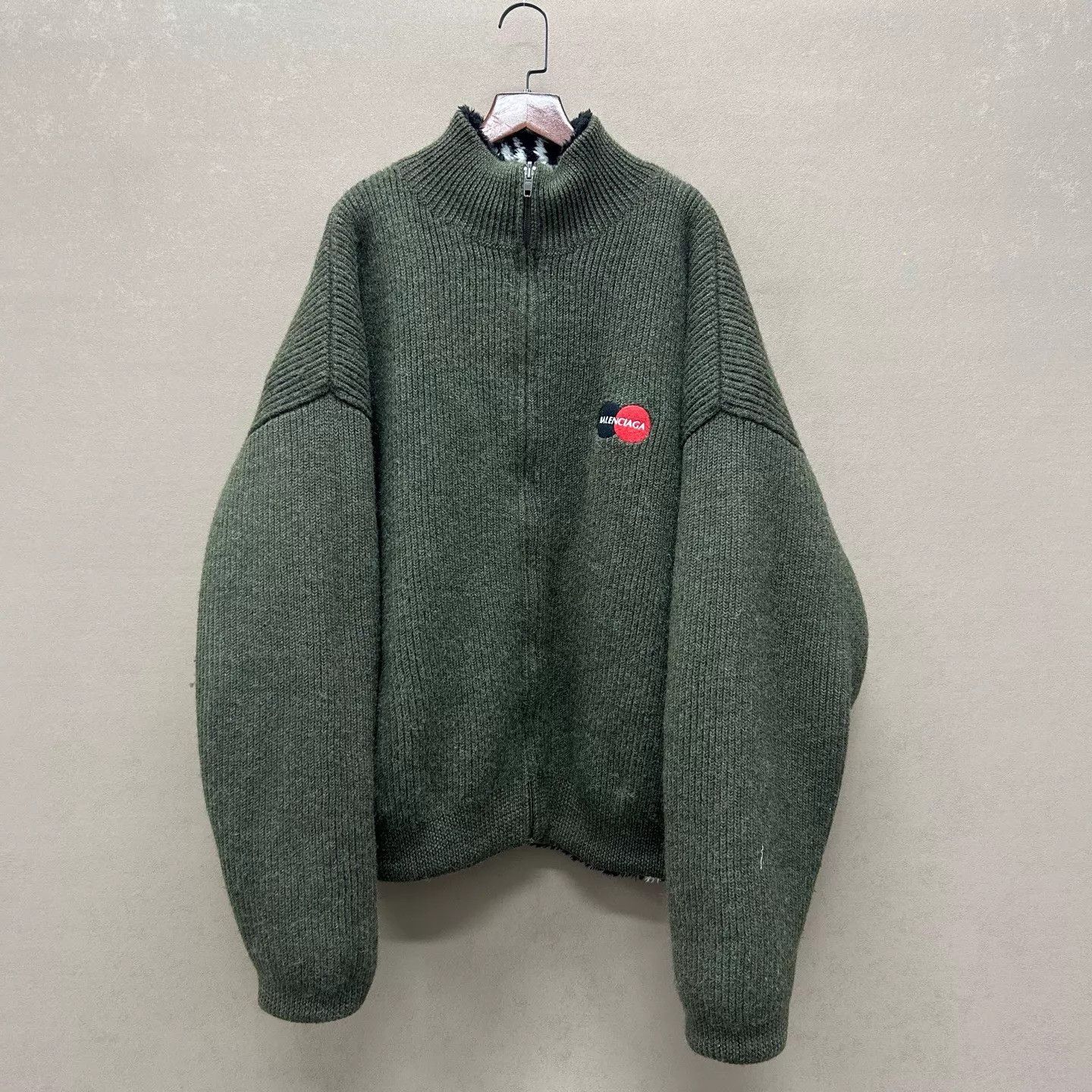 Balenciaga Balenciaga Mastercard double-sided allover black fleece Jkt Size US L / EU 52-54 / 3 - 3 Thumbnail
