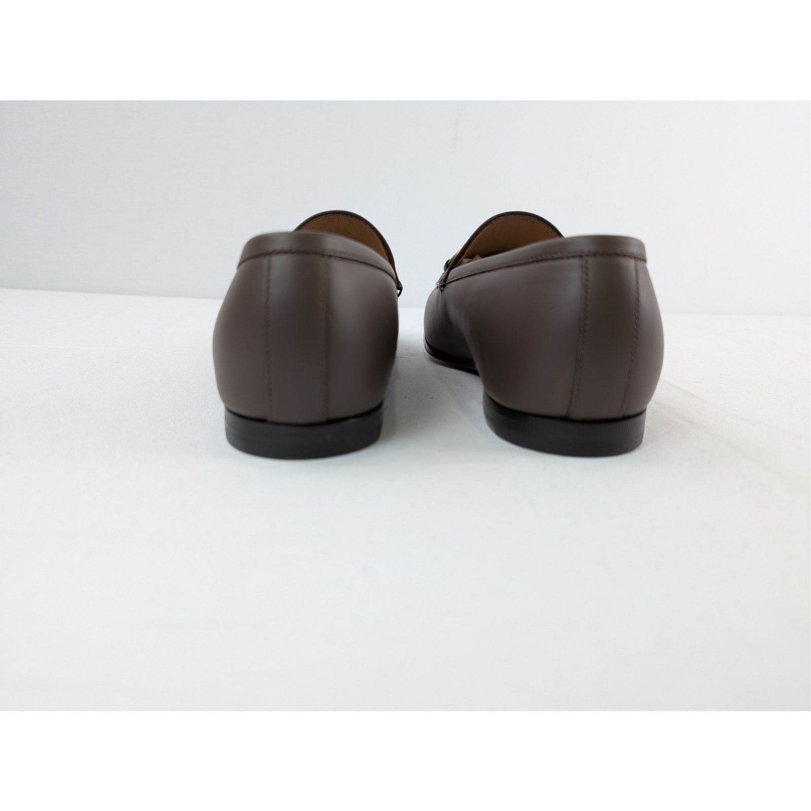 Gucci o1rshd1 Leather Jordaan Horsebit Loafers Boots in Brown Size US 8 / EU 41 - 12 Thumbnail