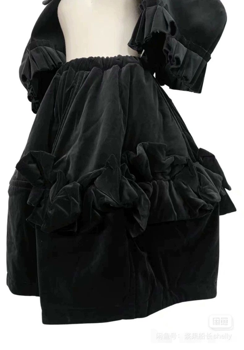 Comme des Garcons Comme Des Garcons size S Three-dimensional bow lace lanter Size 23" - 3 Thumbnail