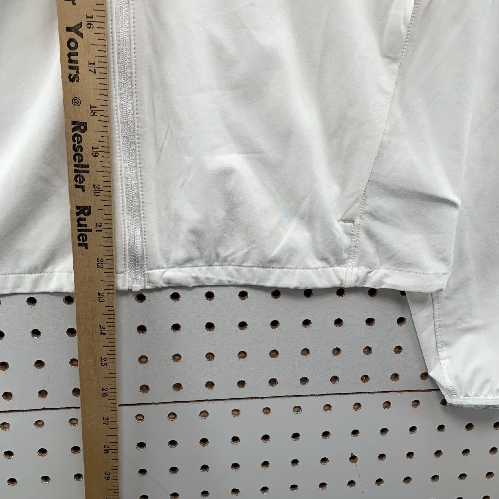 Athleta Athleta Windbreaker Jacket Womens Small White Lightweight Workout Run Size S / US 4 / IT 40 - 7 Thumbnail