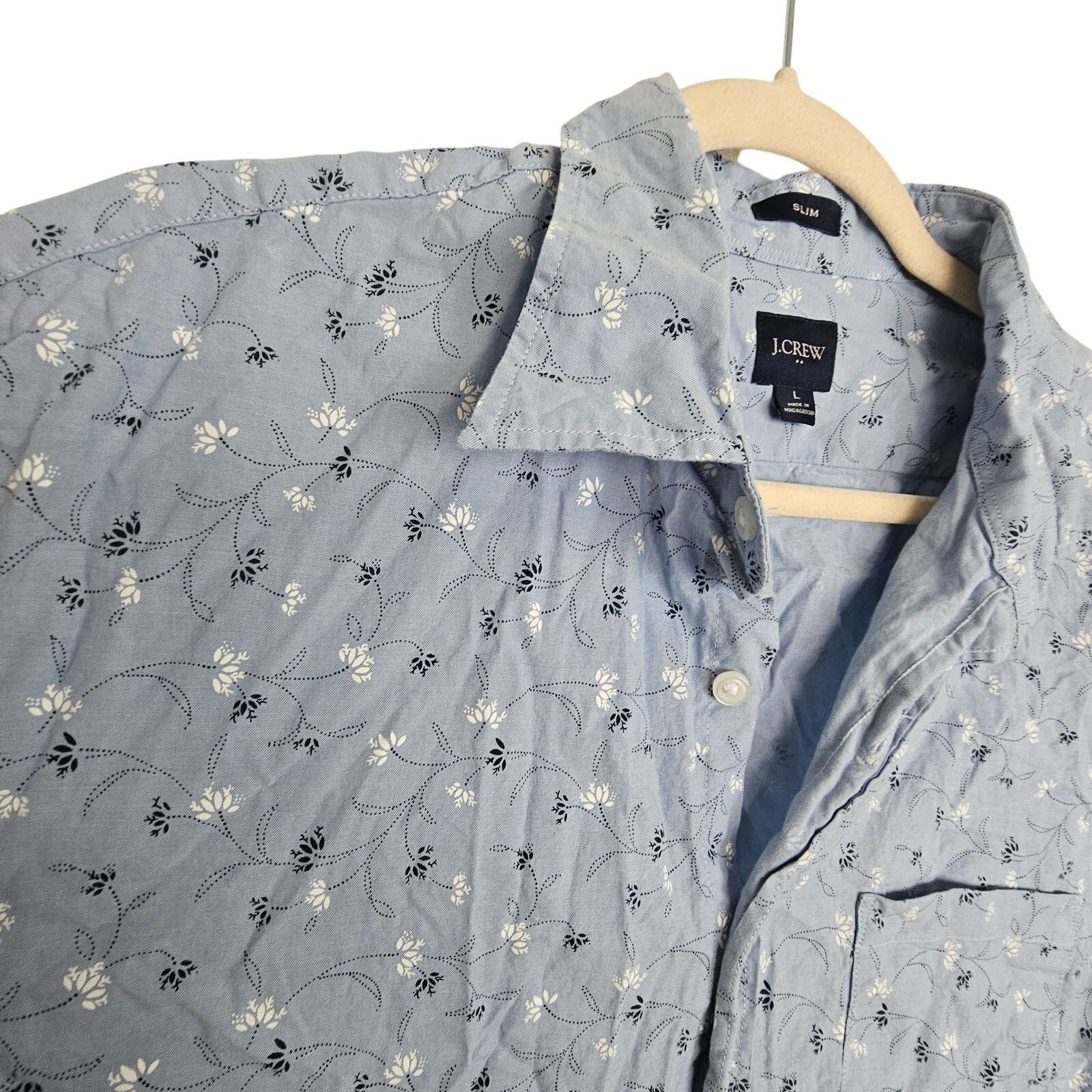 J.Crew J. Crew Mens Floral Shirt M Slim Fit Preppy Resortwear Beach Size US L / EU 52-54 / 3 - 5 Thumbnail