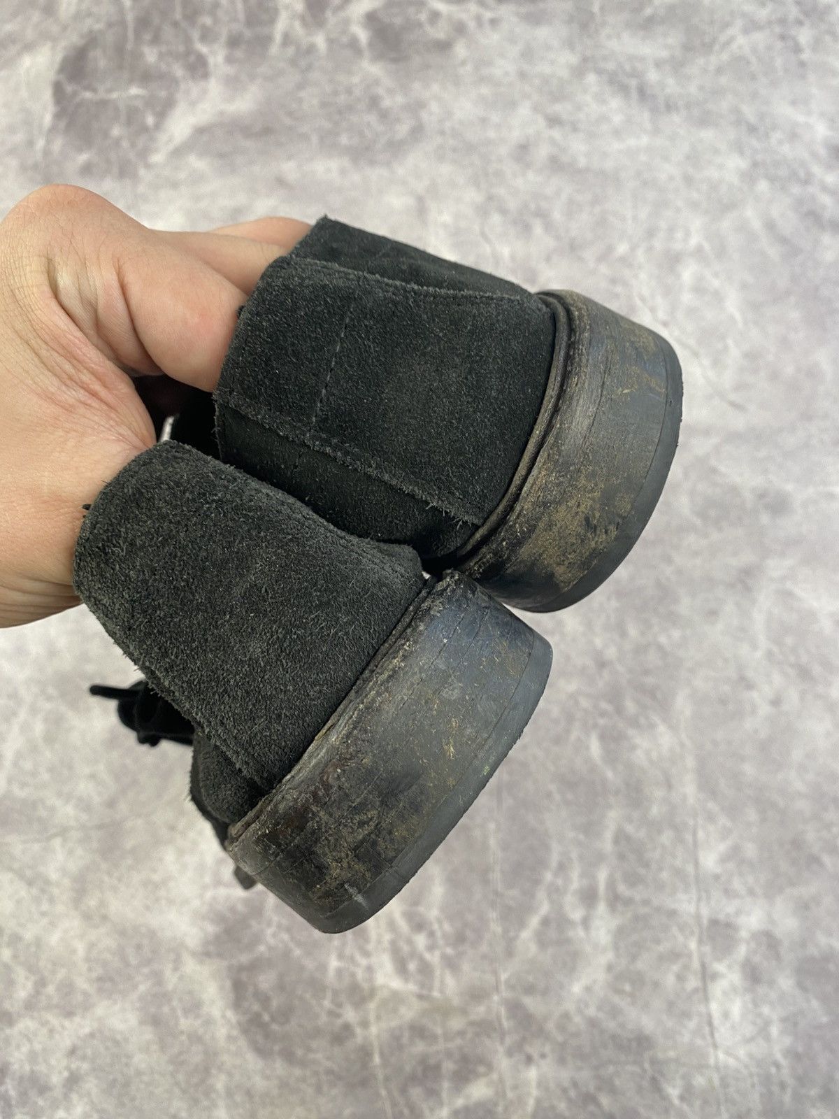 Allsaints AllSaints Black Suede Shoes Size: 44 Flexible Heel Counter Size US 11 / EU 44 - 6 Thumbnail
