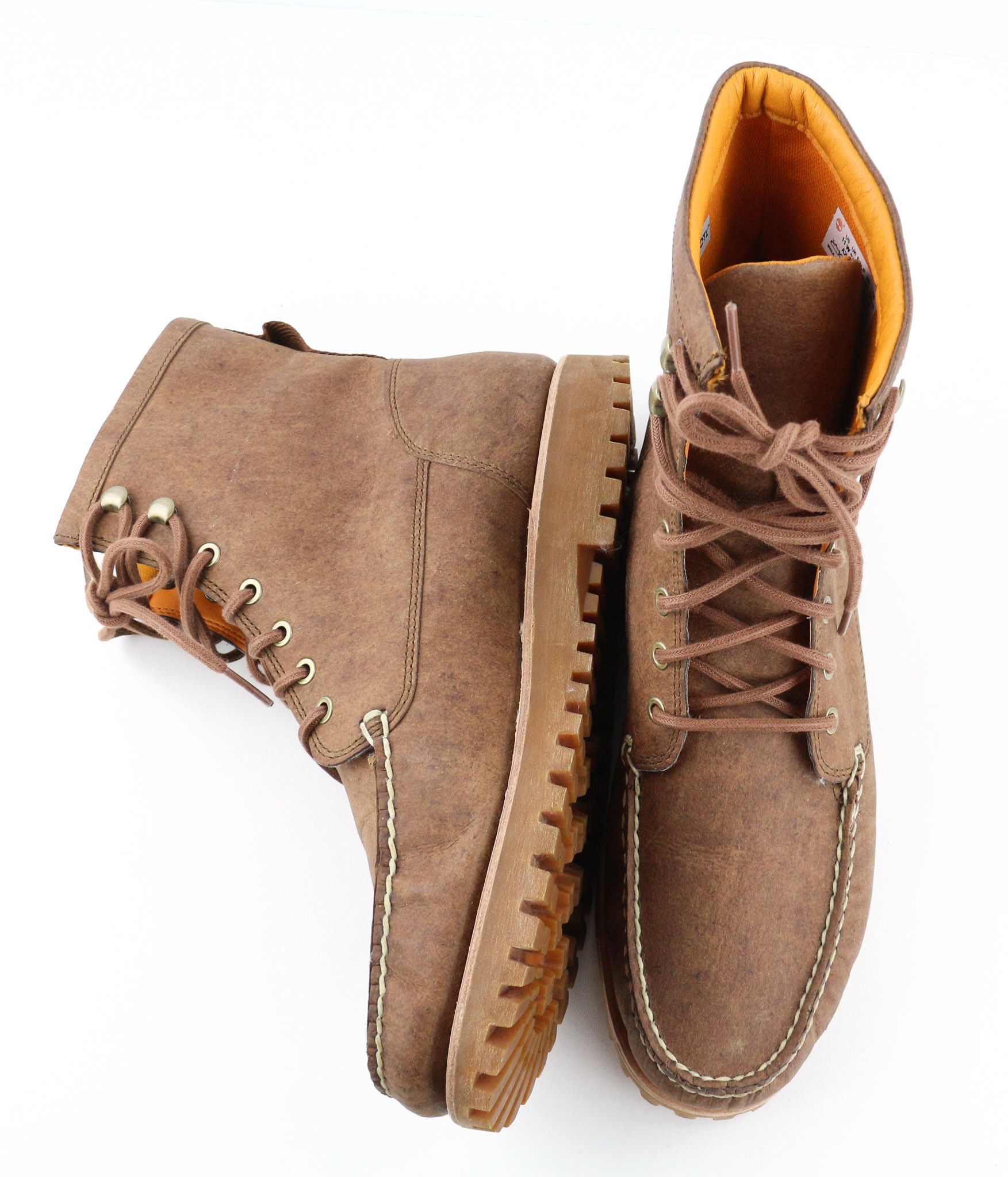 Timberland A2HB2 UK10.5 ReBOTL Leather Brown Pull Tab Boots 79910 Size US 11 / EU 44 - 5 Thumbnail