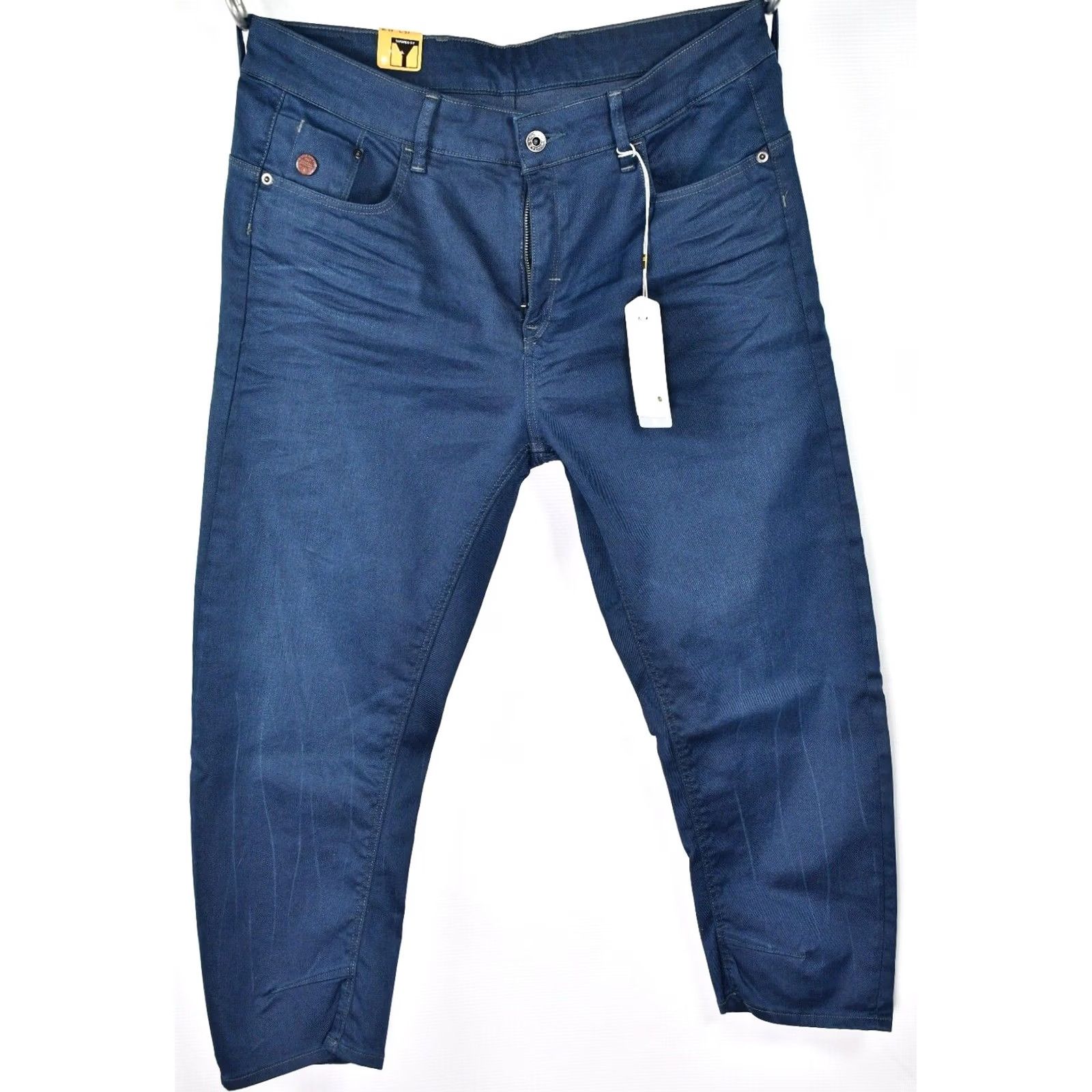 G-Star G-Star Raw Type C 3D Loose Tapered Comfort Jeans Women's W29 L32 Denim Blue 87% Cotton 12% Polyester 1% Elastane Regular Classic Boyfriend" Size 29" - 2 Thumbnail