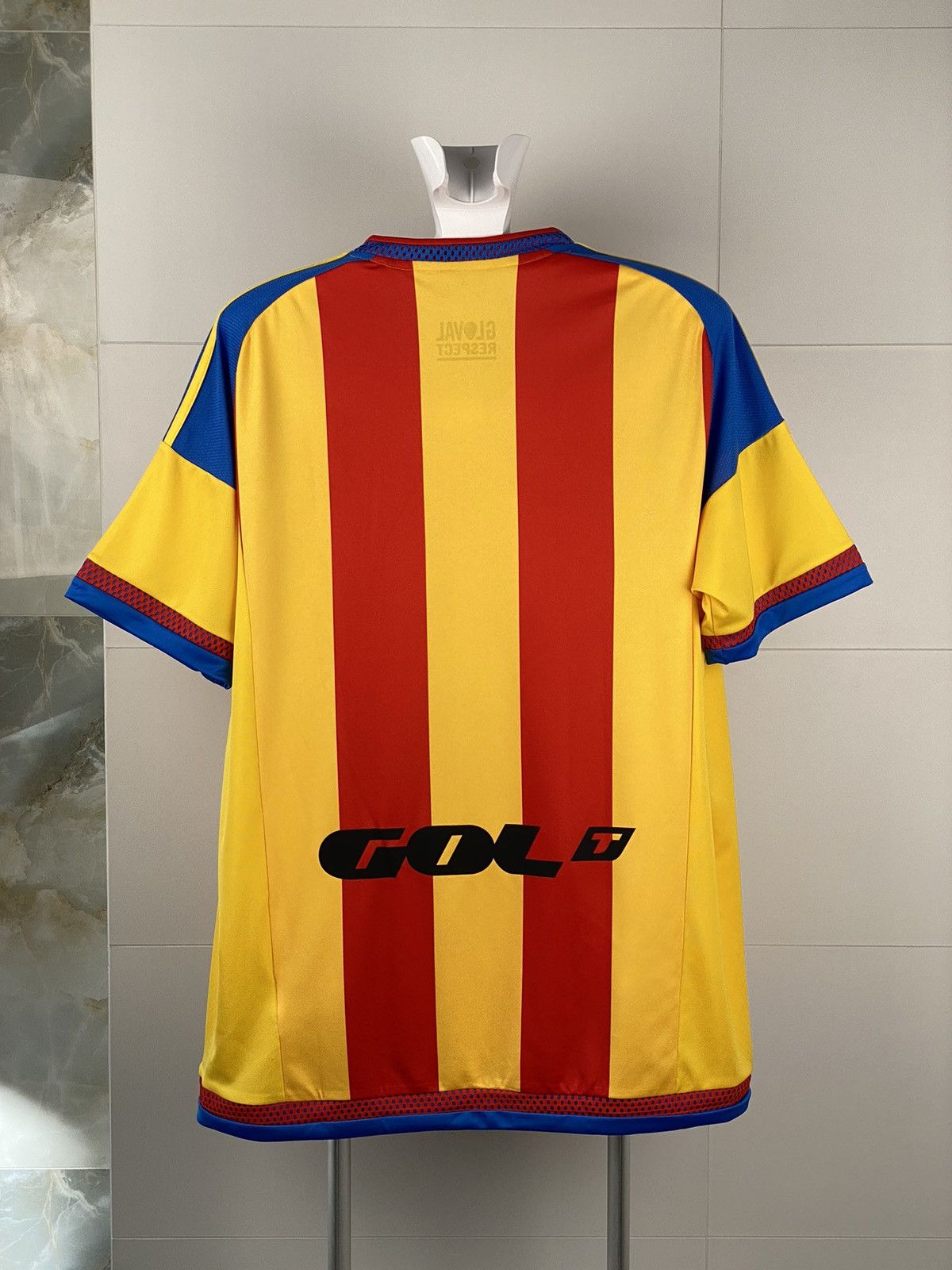 Adidas Valencia jersey 2015 / 16 away t-shirt football soccer Size US L / EU 52-54 / 3 - 2 Thumbnail