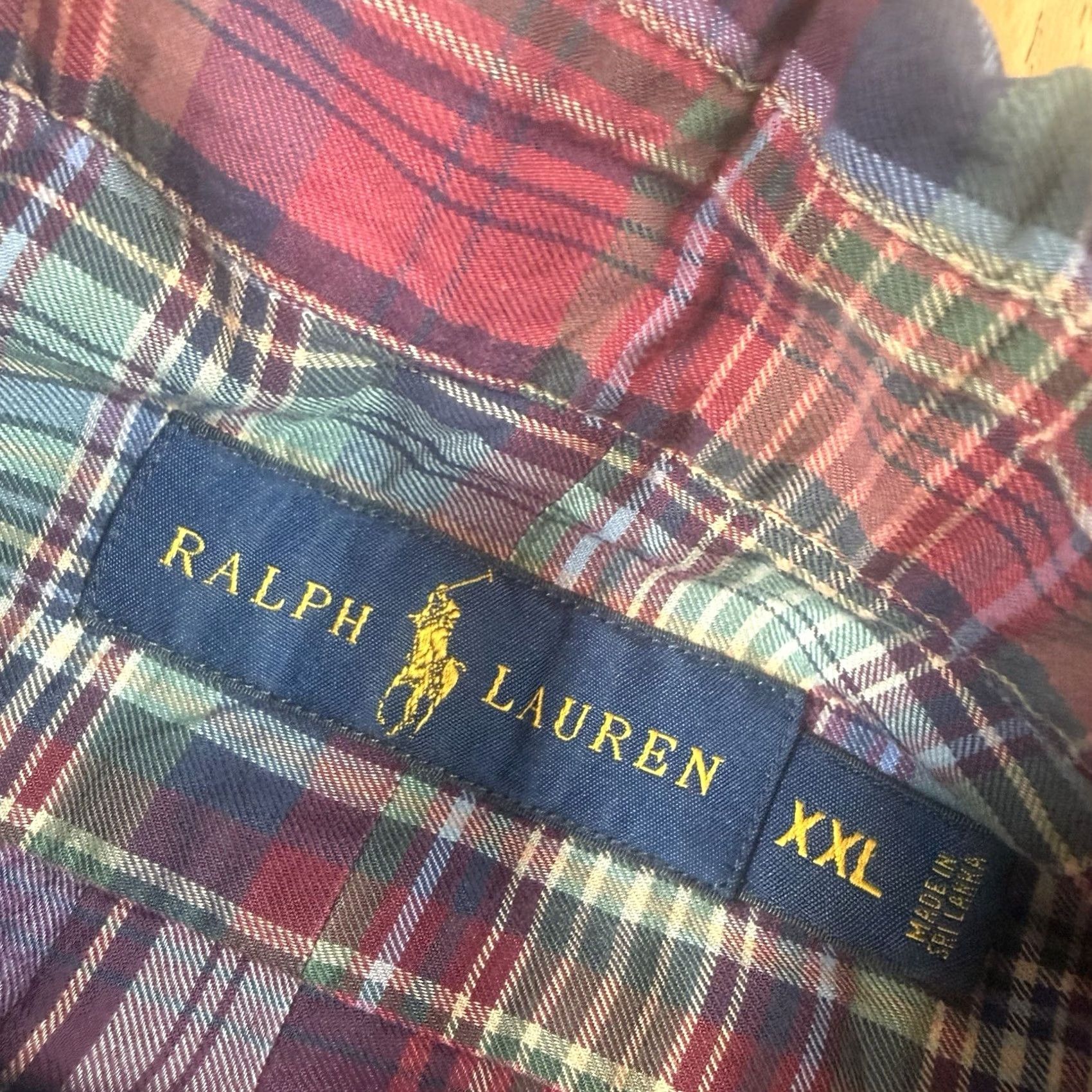 Polo Ralph Lauren Polo Ralph Lauren Button Shirt Mens XXL Plaid Long Sleeve Light Size US XXL / EU 58 / 5 - 3 Thumbnail
