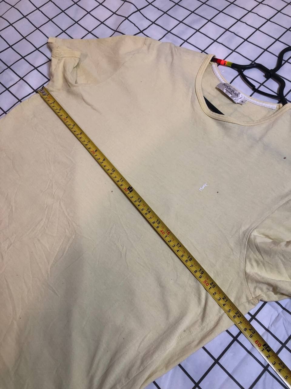 Yves Saint Laurent Vintage Yves Saint Lauren Spellout Shirt Ysl Crewneck Ysl Size US XL / EU 56 / 4 - 9 Thumbnail