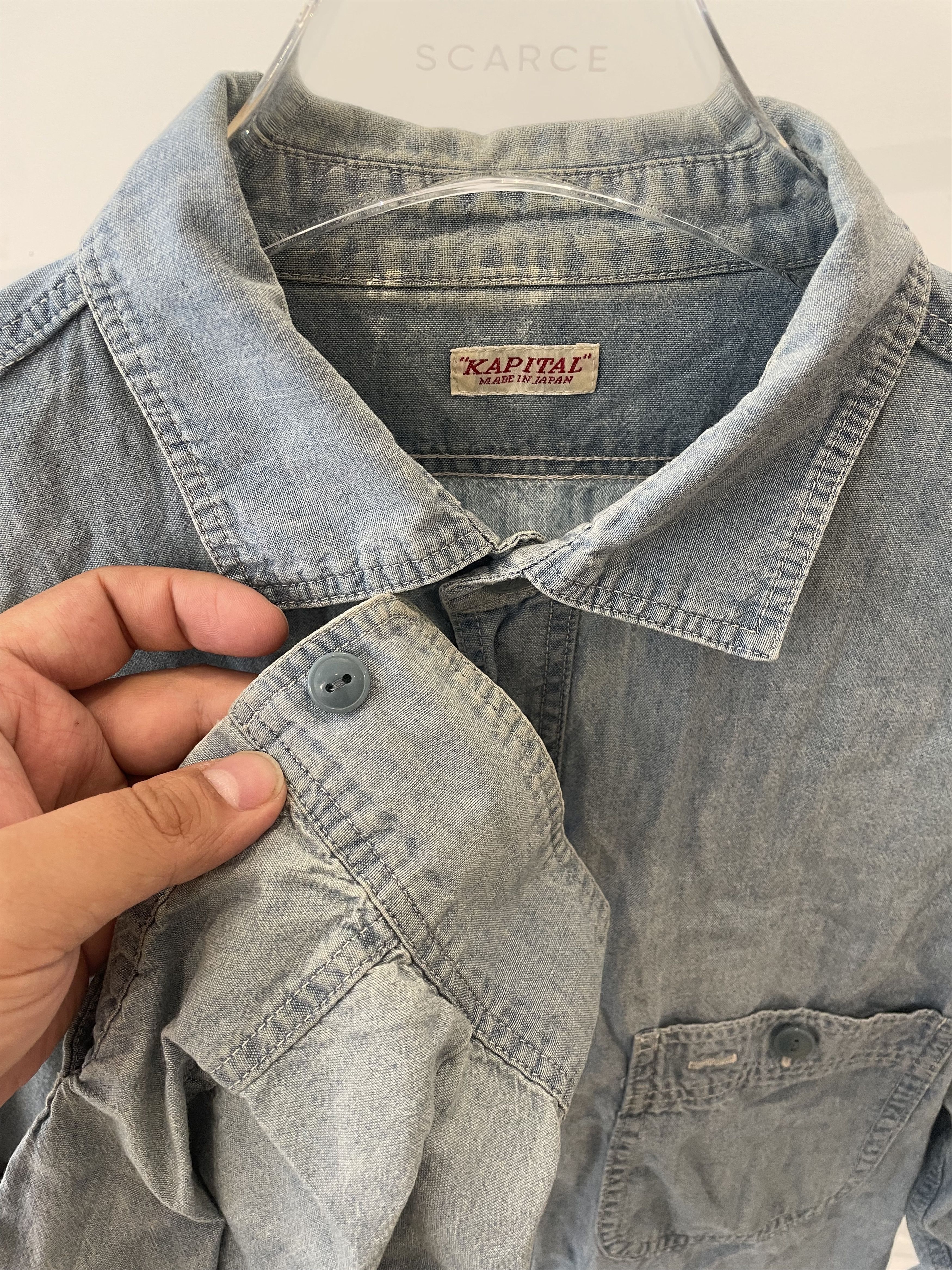 Kapital Kapital Smiley Denim Shirt Size US M / EU 48-50 / 2 - 3 Thumbnail