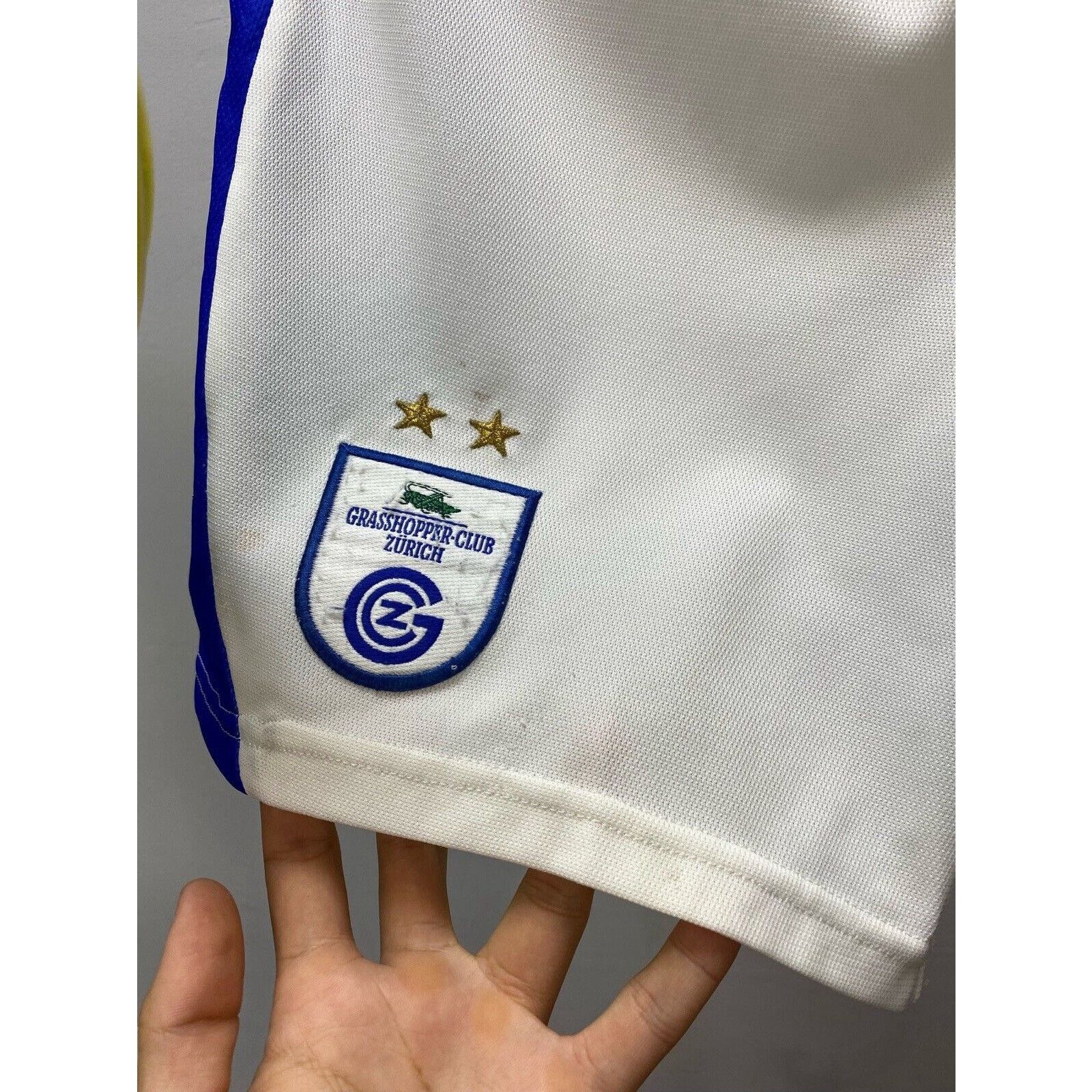 Adidas Grasshopper Club Zurich 2000s #2 Football Soccer Shorts Size US 34 / EU 50 - 5 Thumbnail