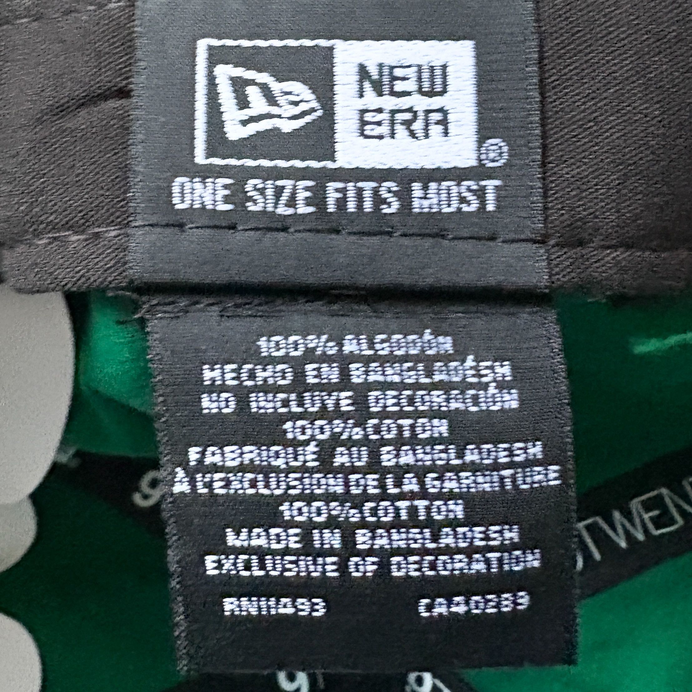 New Era New Era Boston Celtics 9TWENTY Core Classic 20 Strapback Hat Size ONE SIZE - 6 Thumbnail