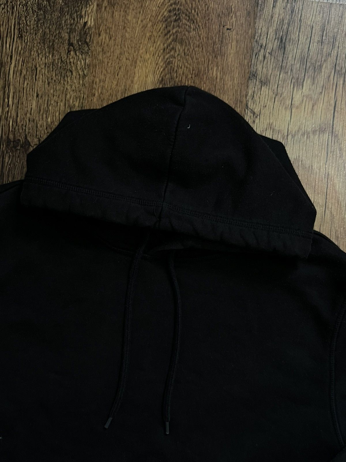 Vintage Vintage hoodie black blank 90s y2k sweatshirt Size US M / EU 48-50 / 2 - 7 Thumbnail