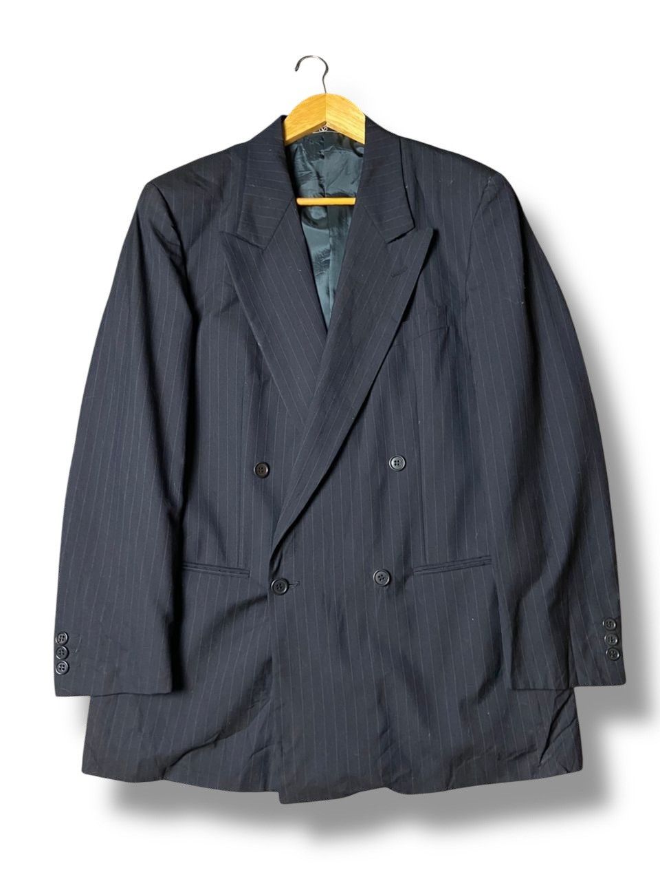 Japanese Brand Valentino Uomo Double Breasted Blazer (145) Size US XXS / EU 40 - 1 Thumbnail