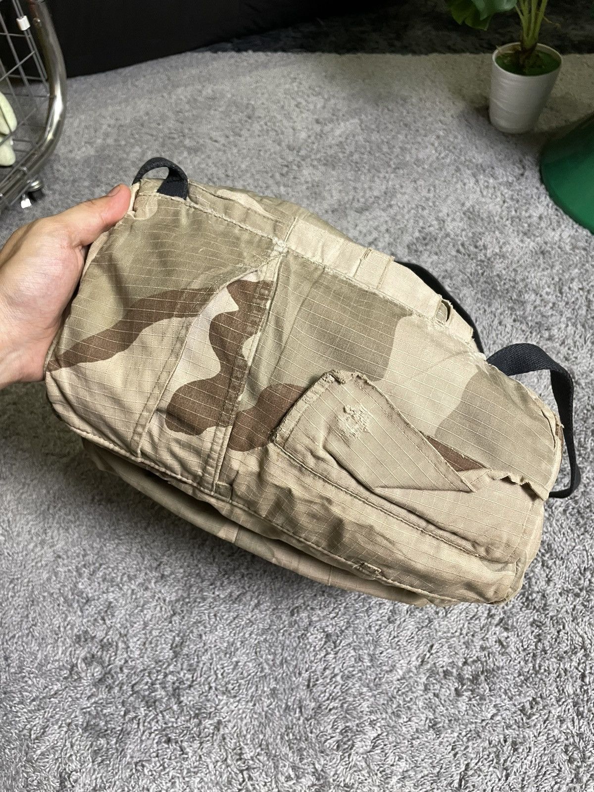 Dolce & Gabbana Dolce & Gabbana Reconstruct Camo Cargo Bagpack Size ONE SIZE - 14 Thumbnail