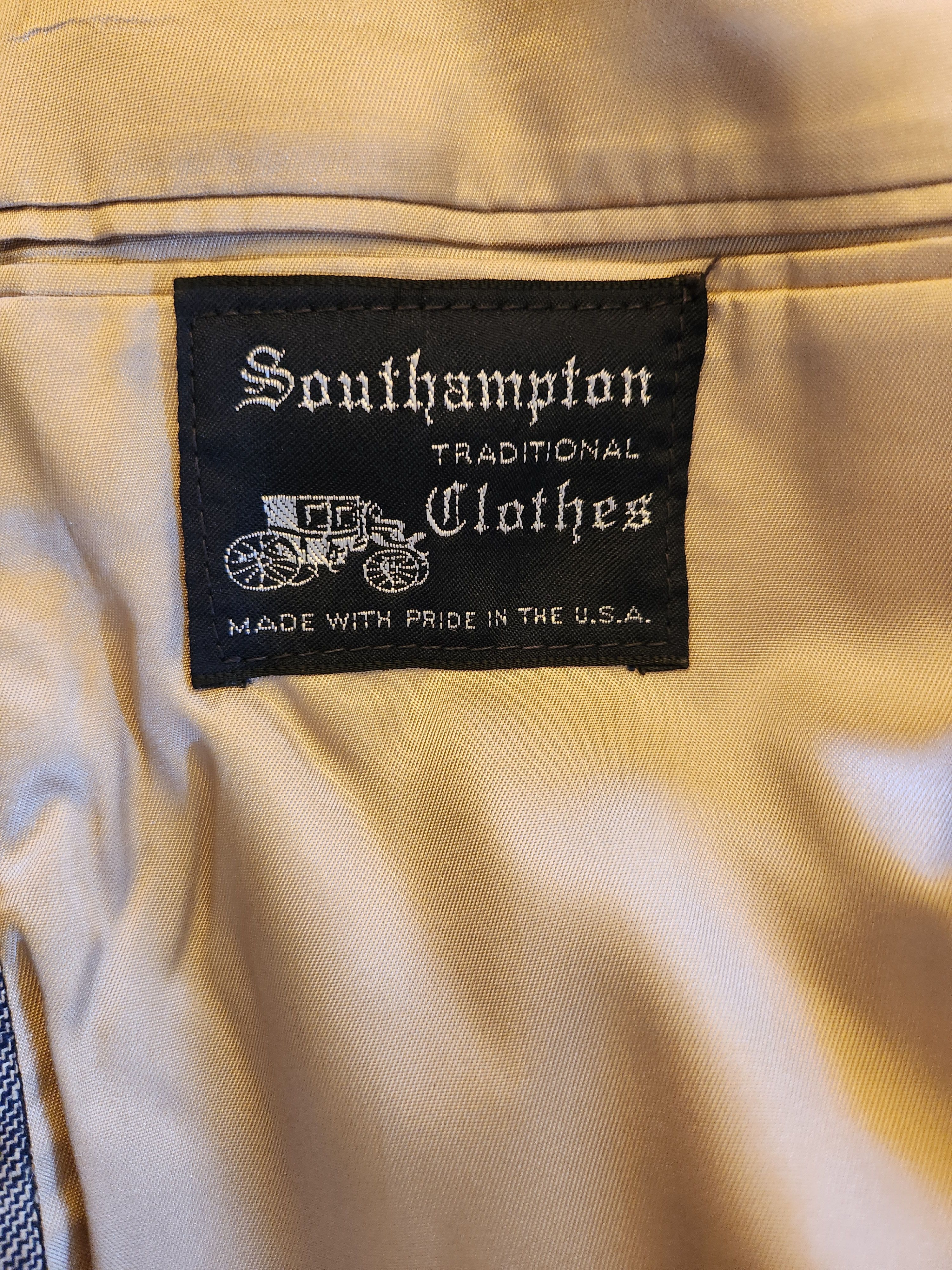 Vintage Vintage 70's Southampton 2 Button Men's 100% Silk Blazer Size 40R - 6 Thumbnail